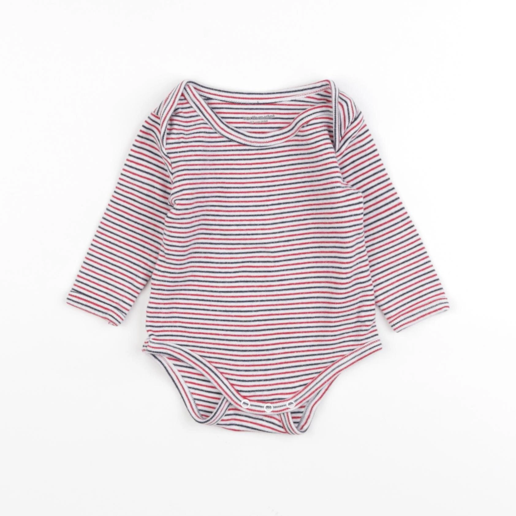 Vertbaudet - body rouge - 6 mois