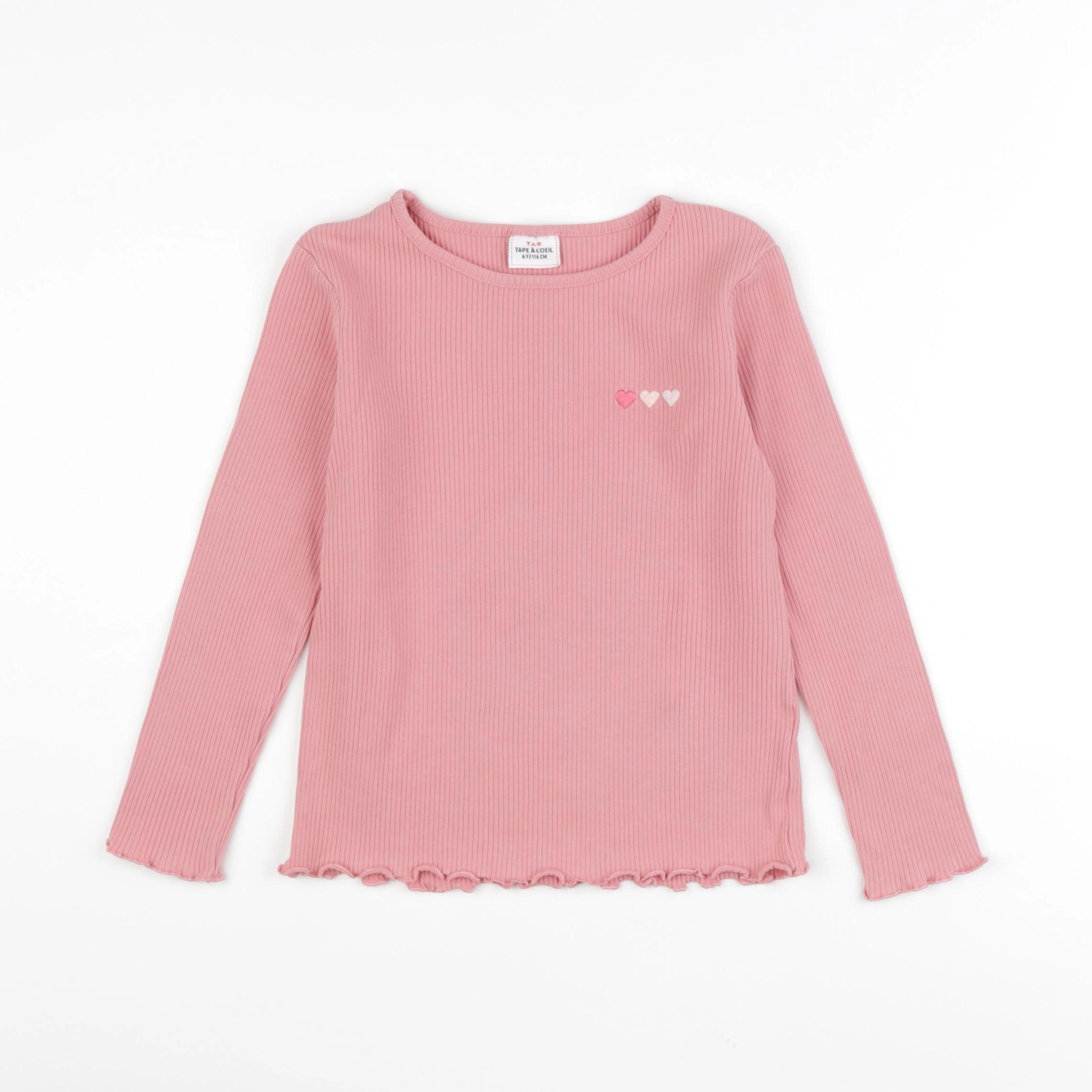 Tape à l'oeil - tee-shirt rose - 6 ans