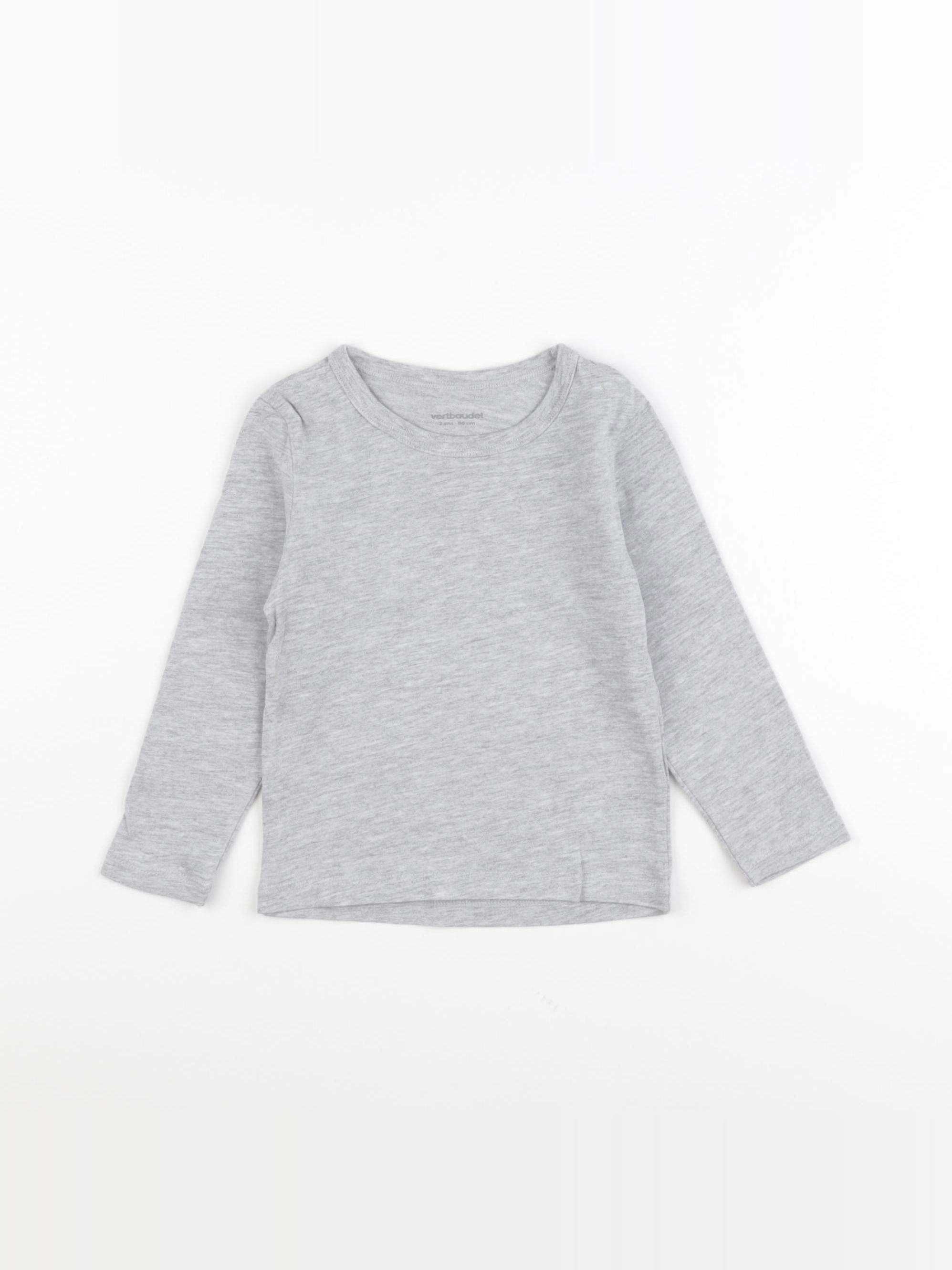 Vertbaudet - maillot de corps gris - 2 ans