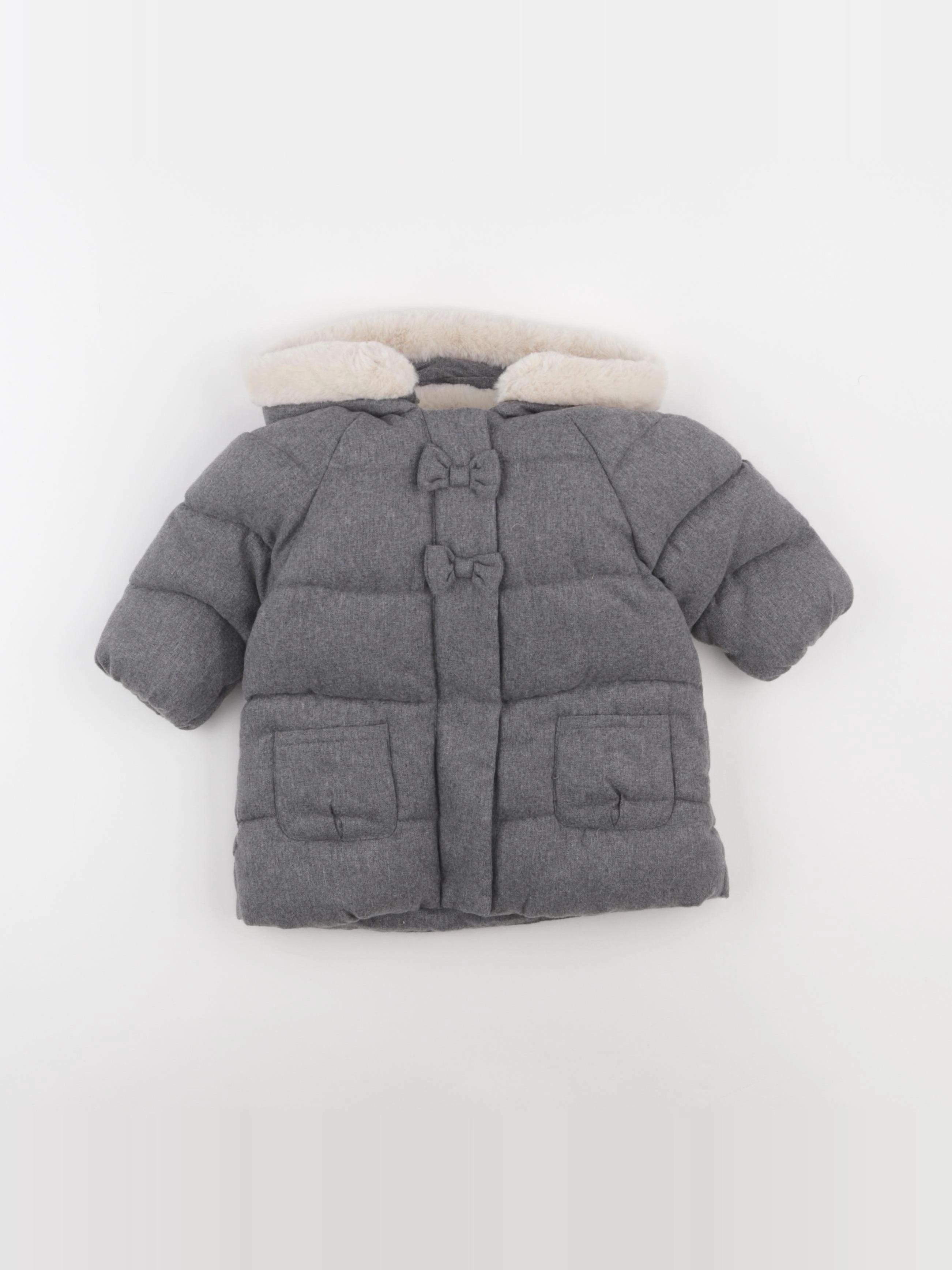 Tape à l'oeil - manteau gris - 6 mois