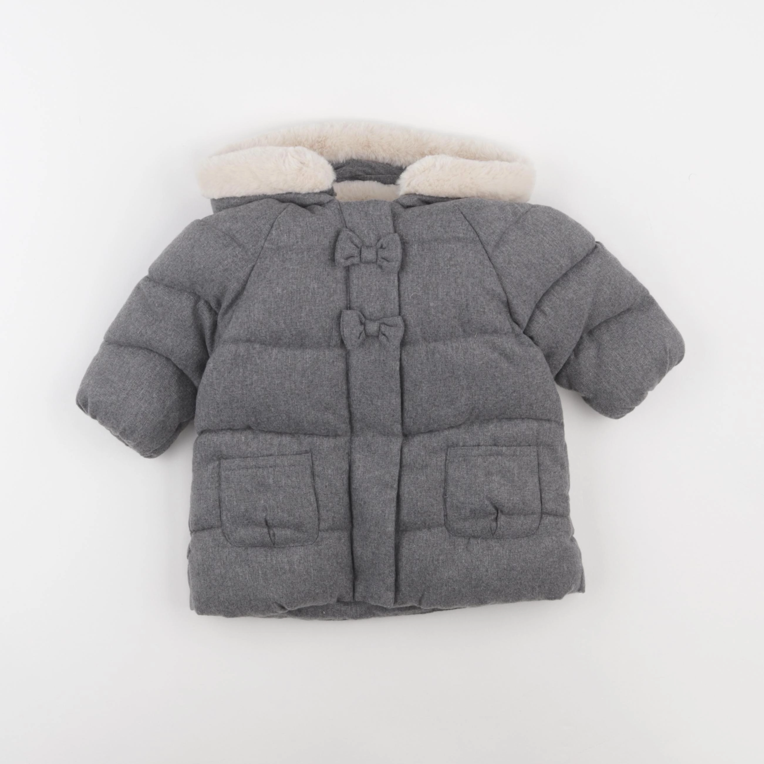 Tape à l'oeil - manteau gris - 6 mois