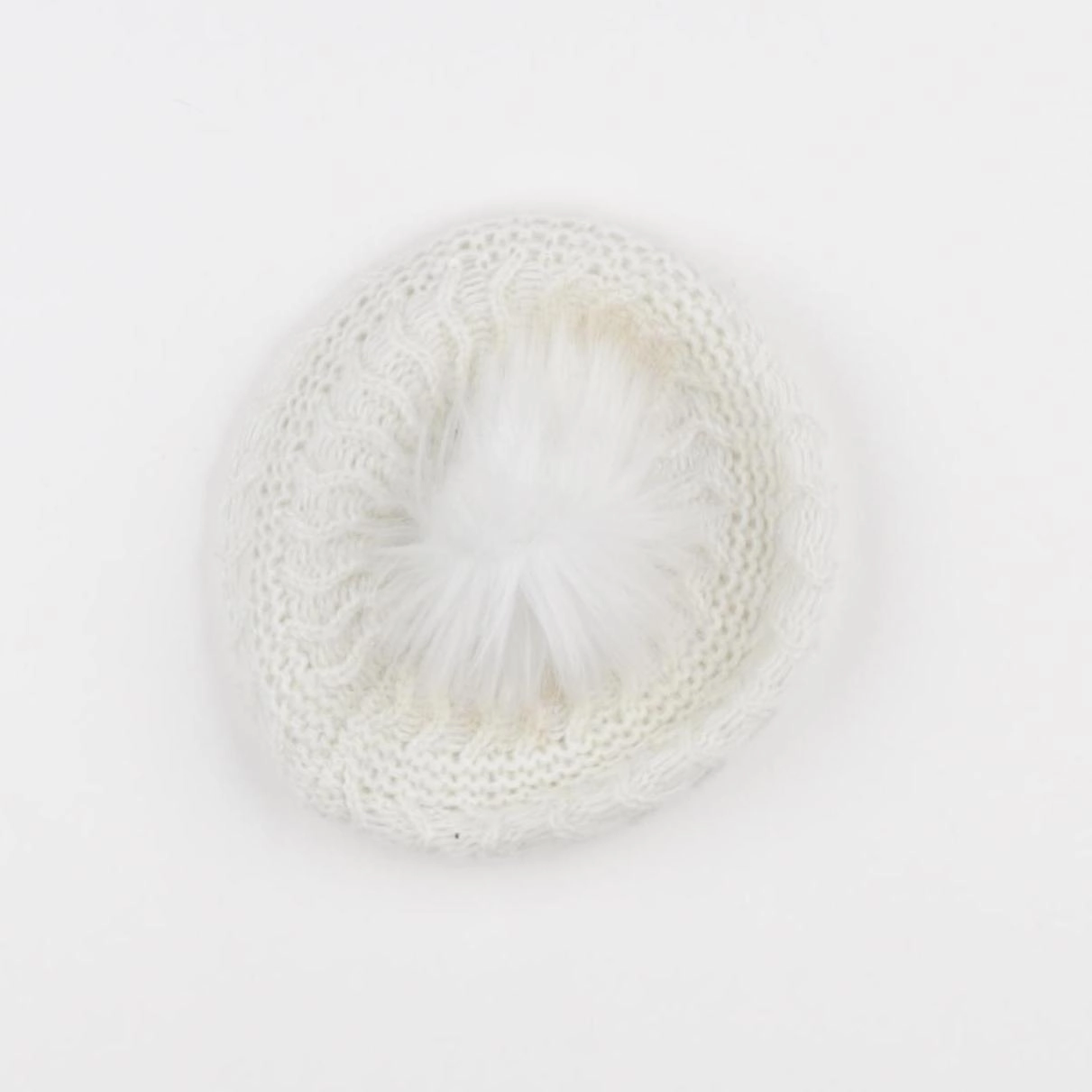 Tape à l'oeil - bonnet blanc - 3/9 mois