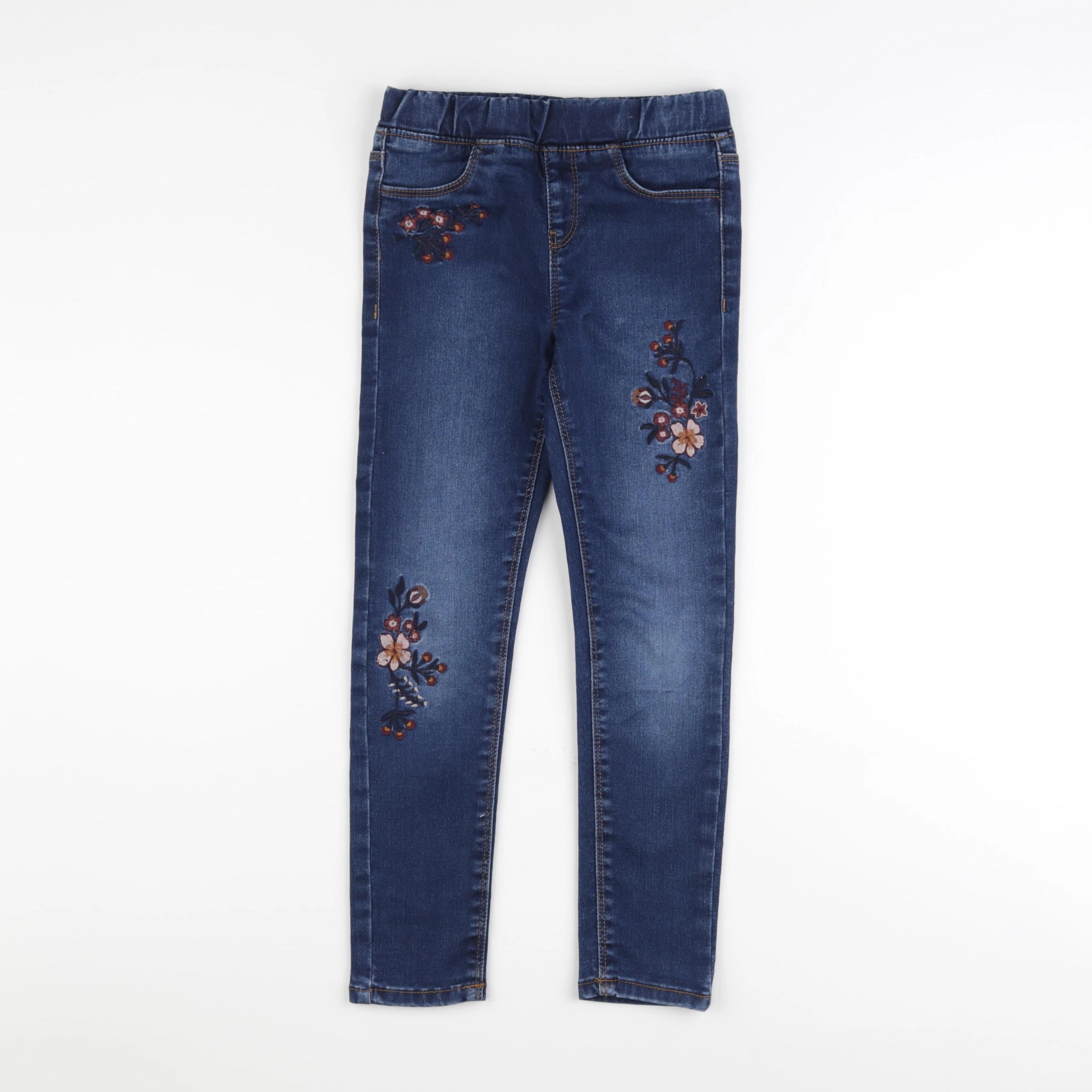 Vertbaudet - jegging bleu - 7 ans