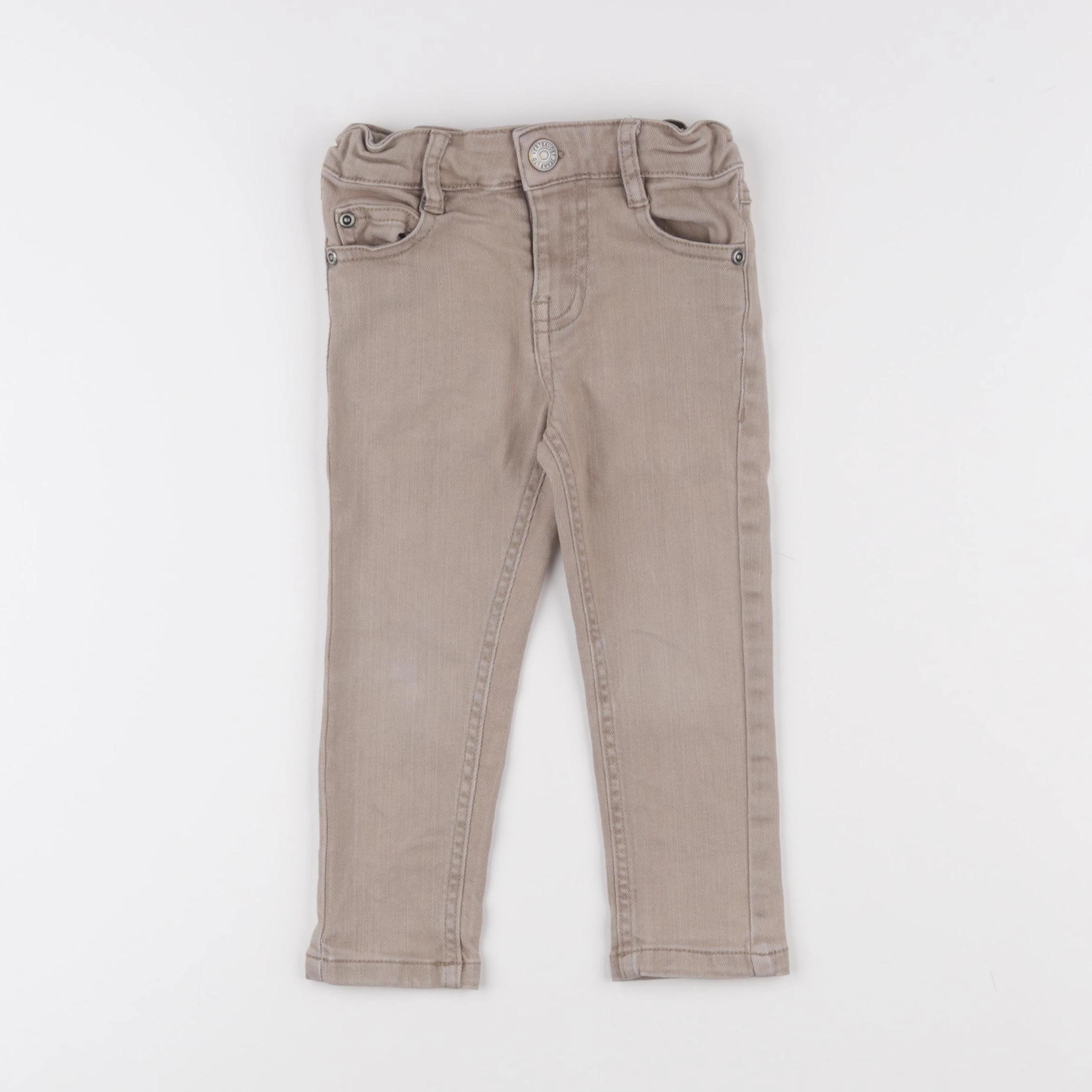 Vertbaudet - jean marron - 2 ans