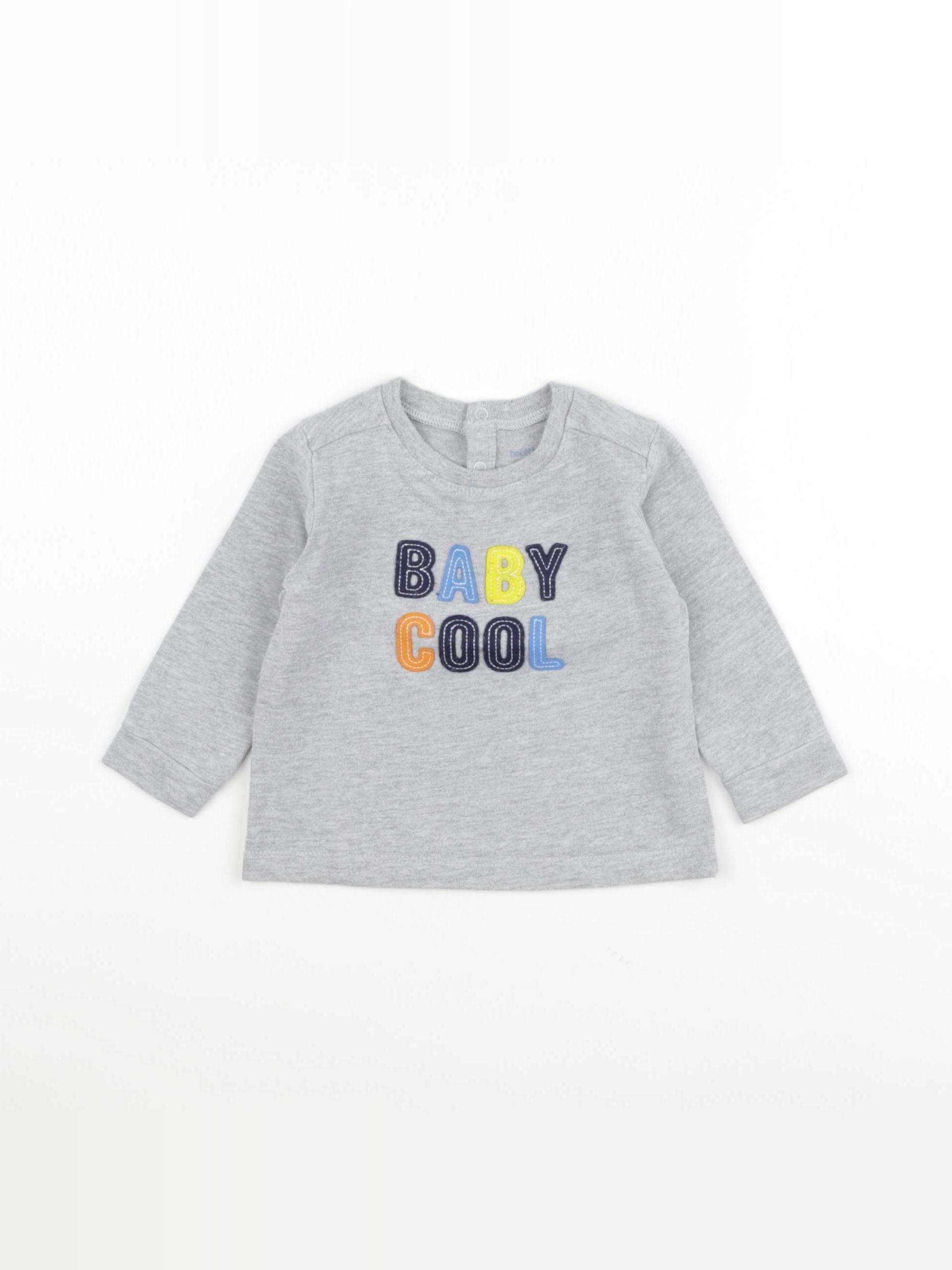 Boutchou - tee-shirt gris - 6 mois