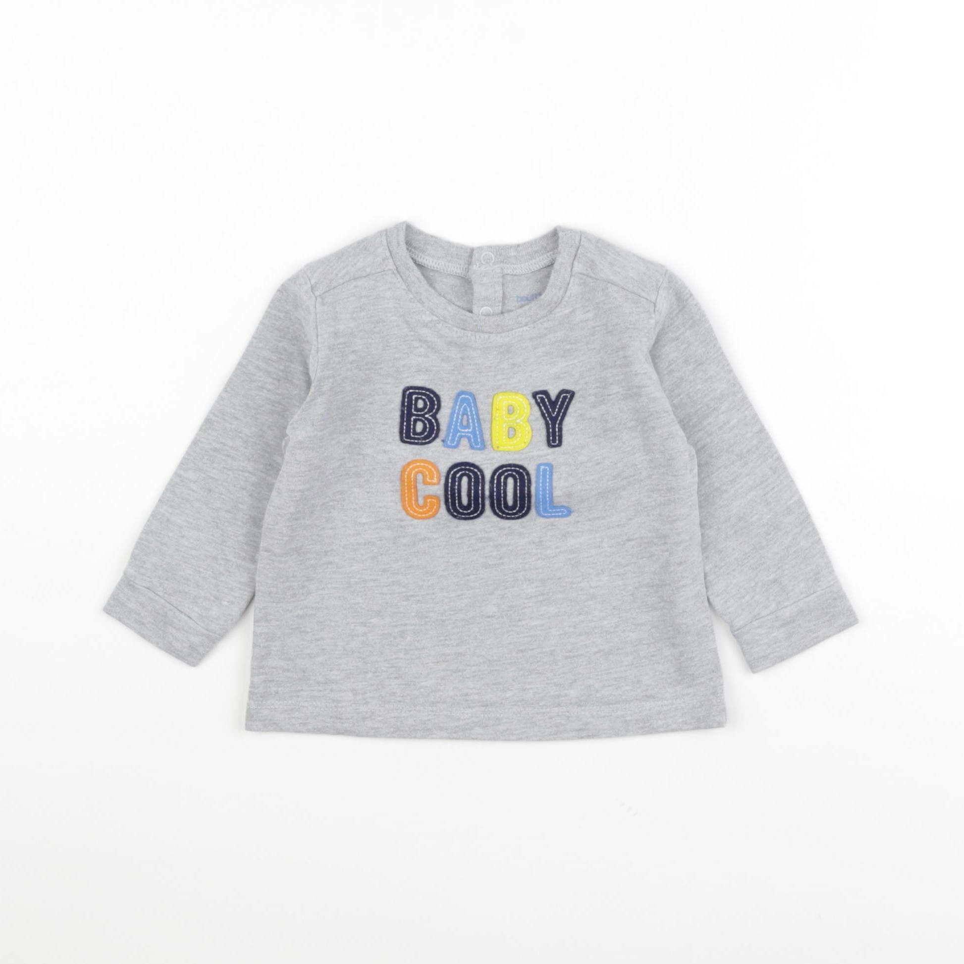 Boutchou - tee-shirt gris - 6 mois