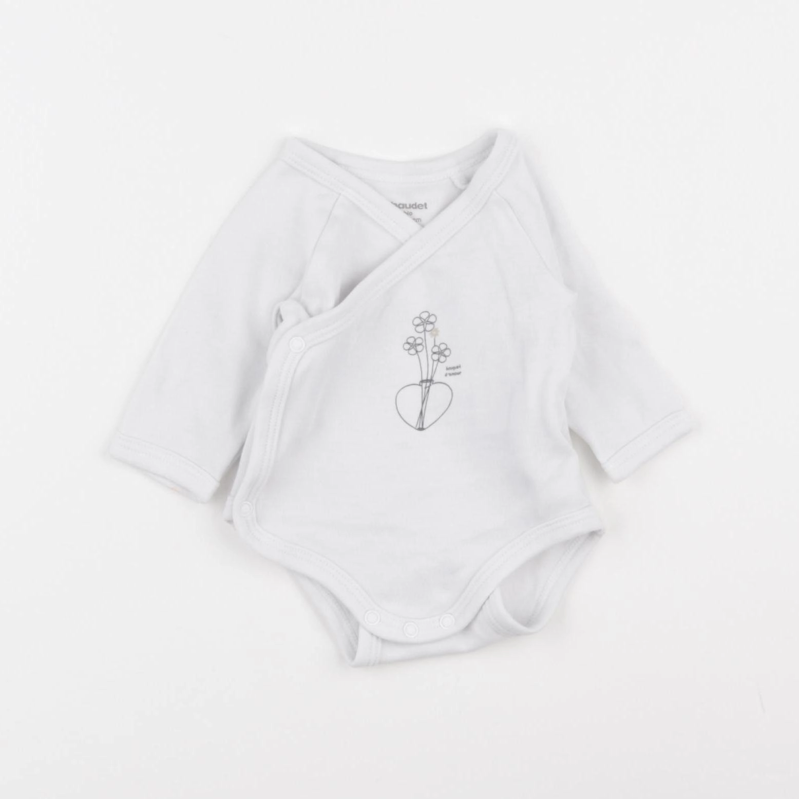 Vertbaudet - body blanc - 3 mois