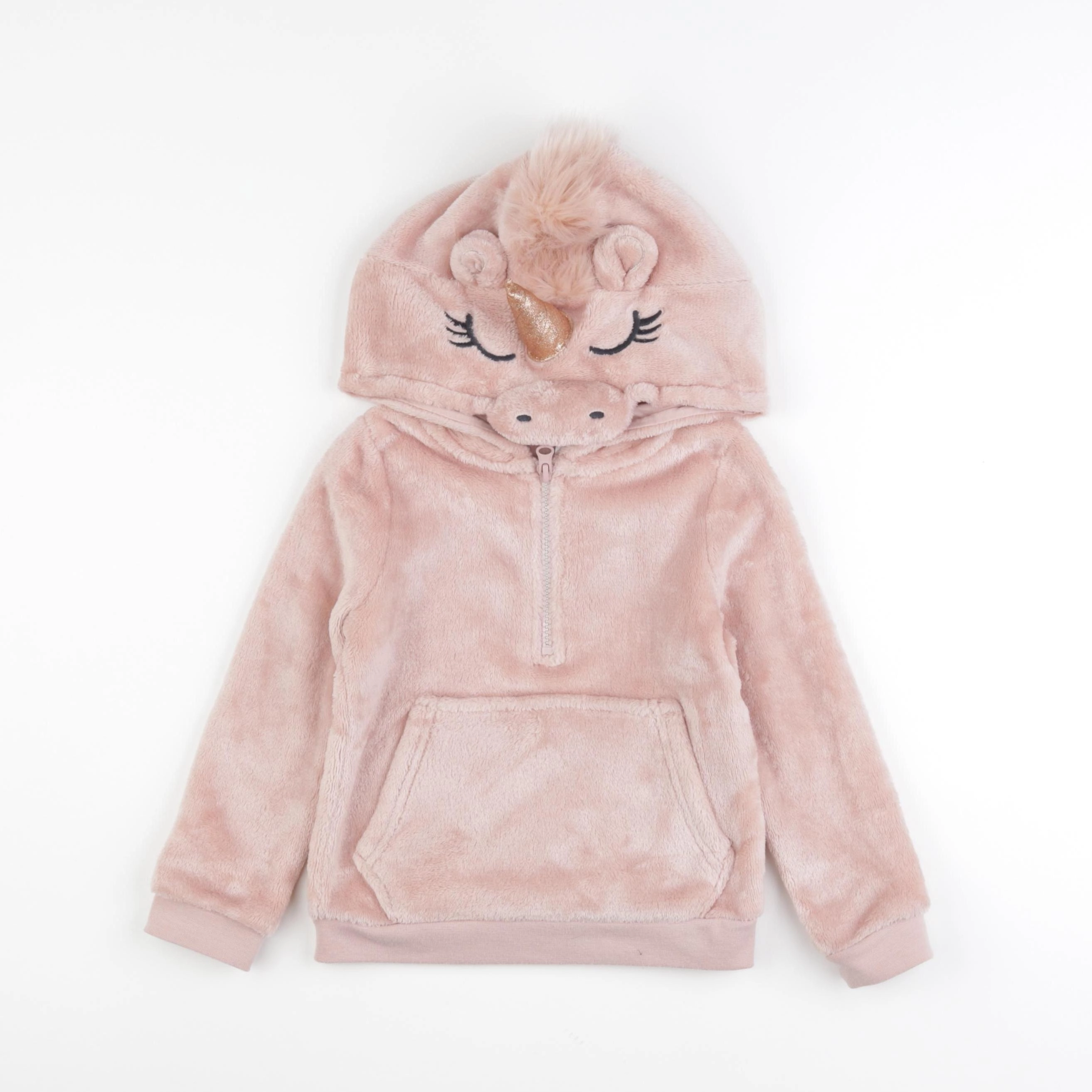 Vertbaudet - sweat rose - 4 ans