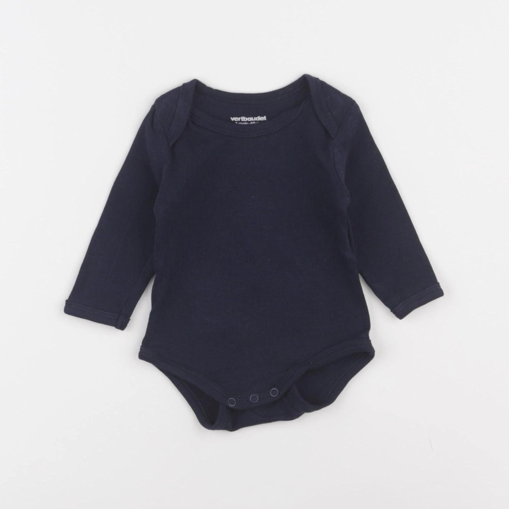 Vertbaudet - body bleu - 3 mois