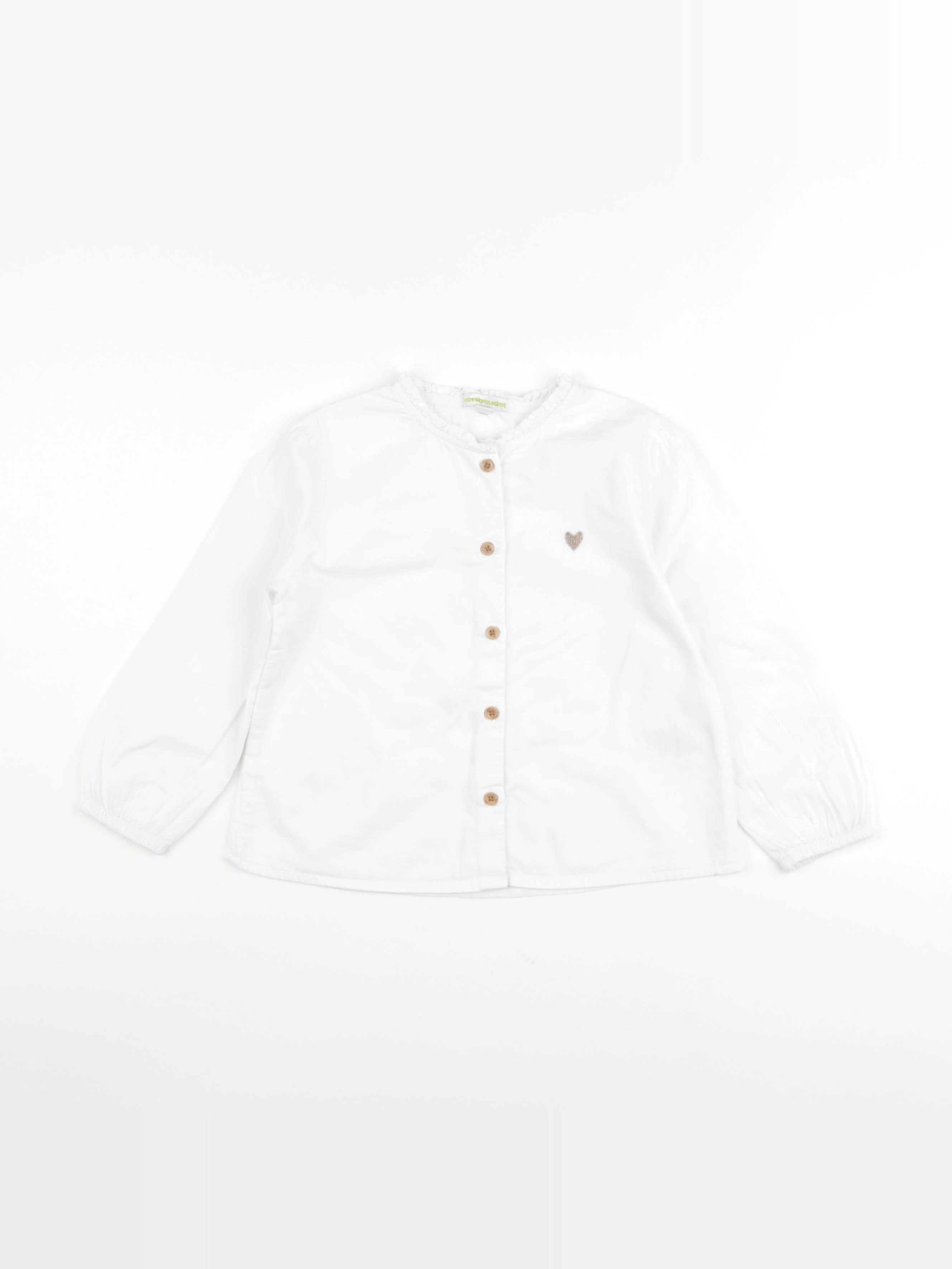Vertbaudet - blouse blanc - 5 ans