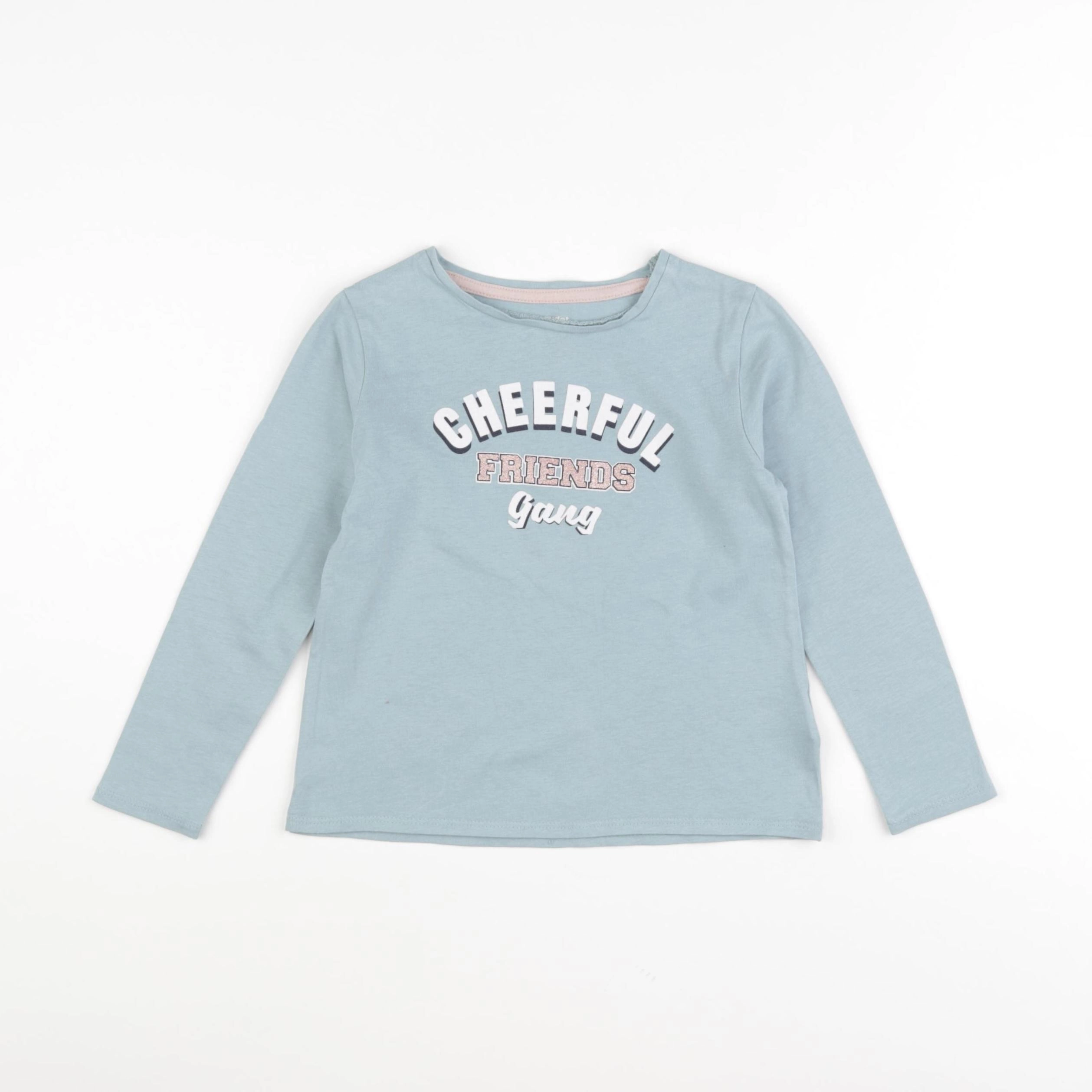 Vertbaudet - tee-shirt vert - 5 ans