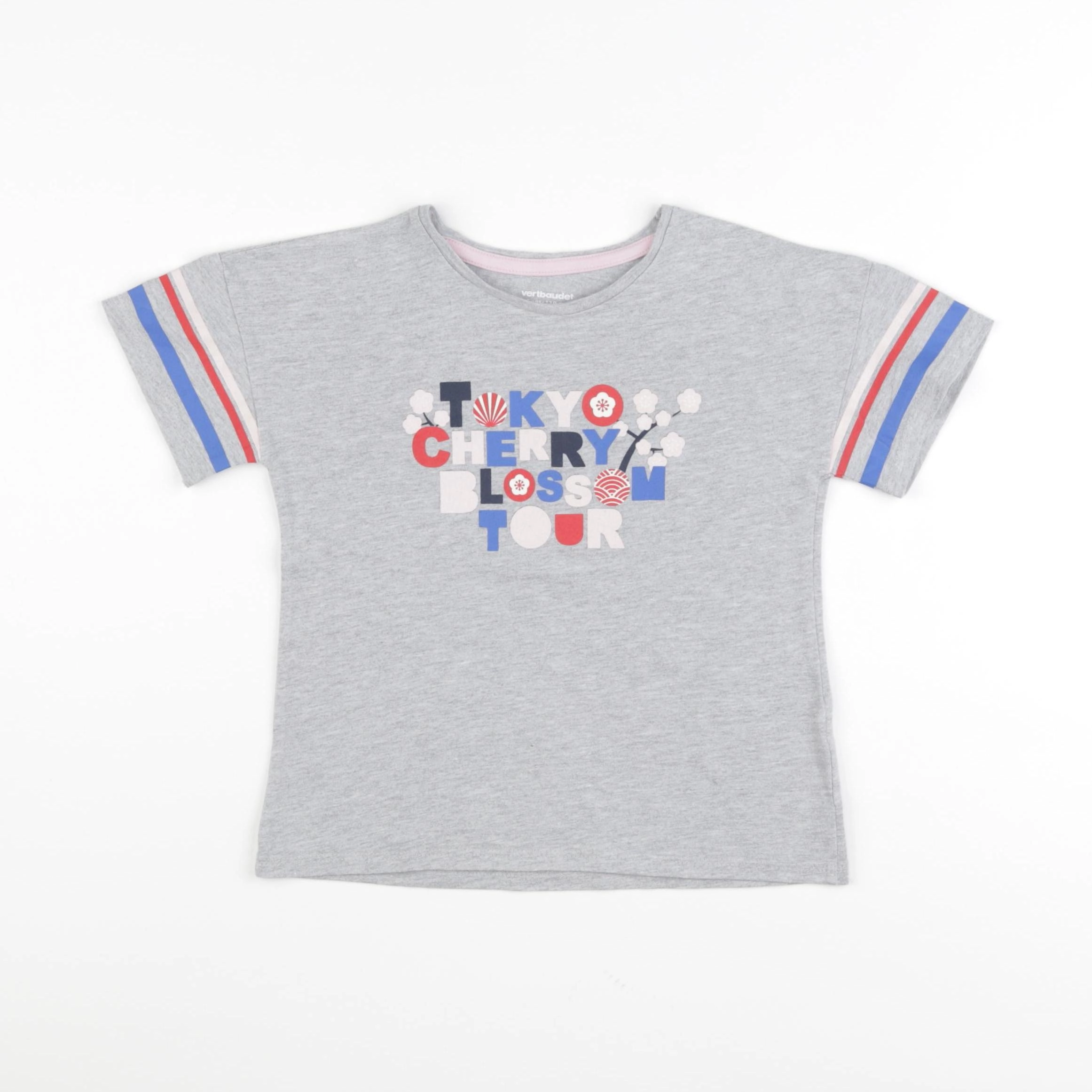 Vertbaudet - tee-shirt gris - 5 ans