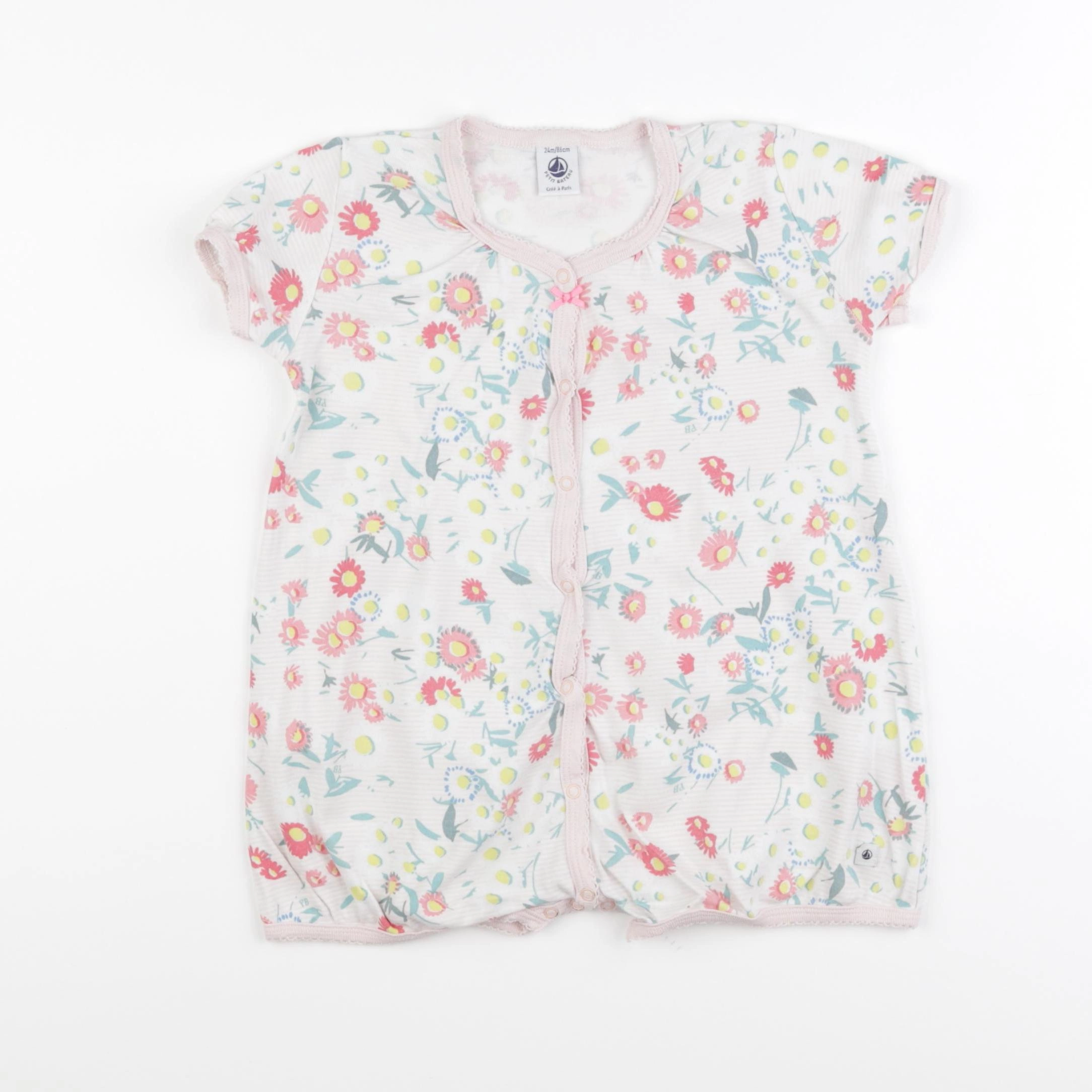 Petit Bateau - pyjama coton multicolore - 24 mois