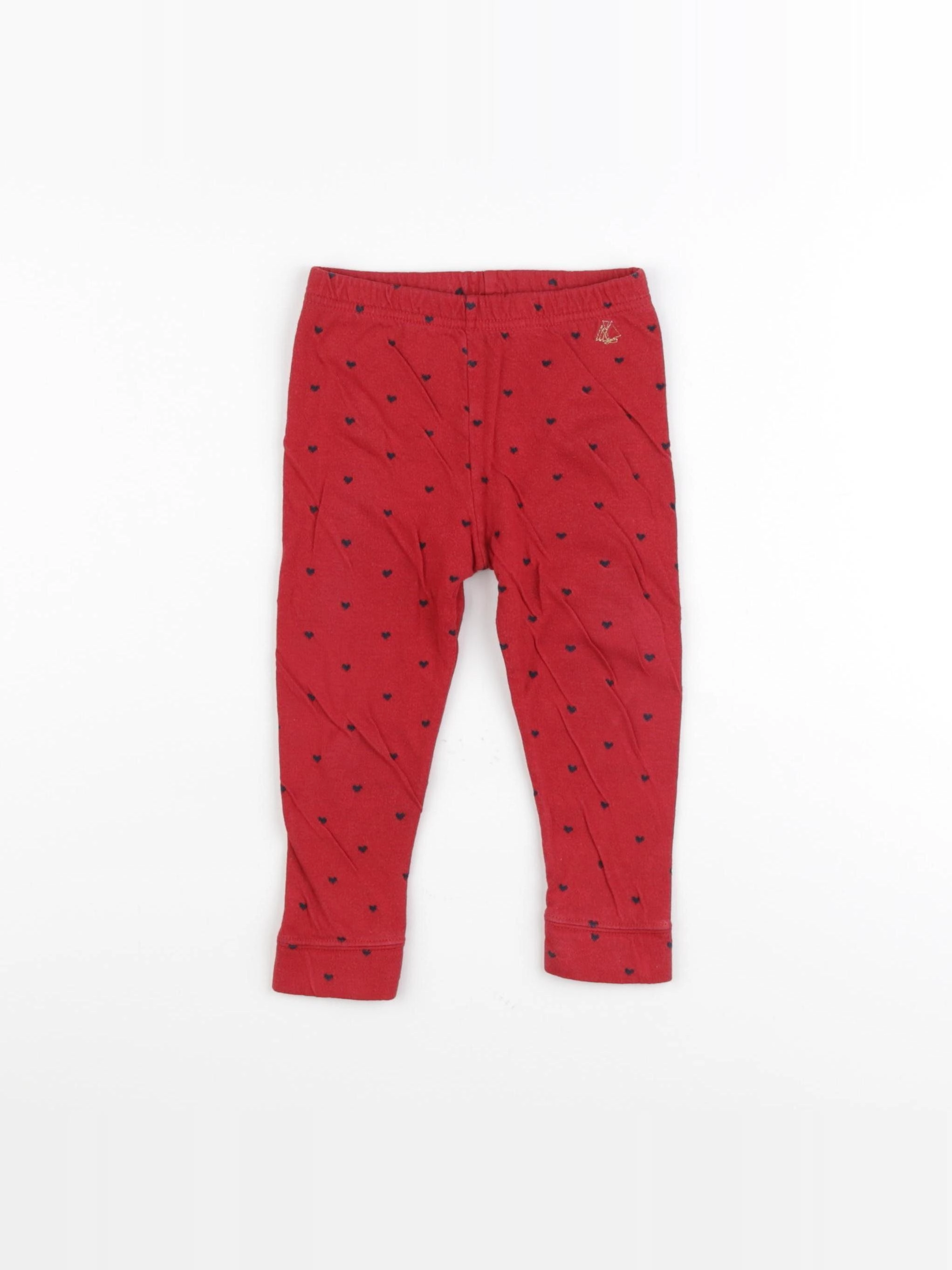 Petit Bateau - jogging rouge - 18 mois