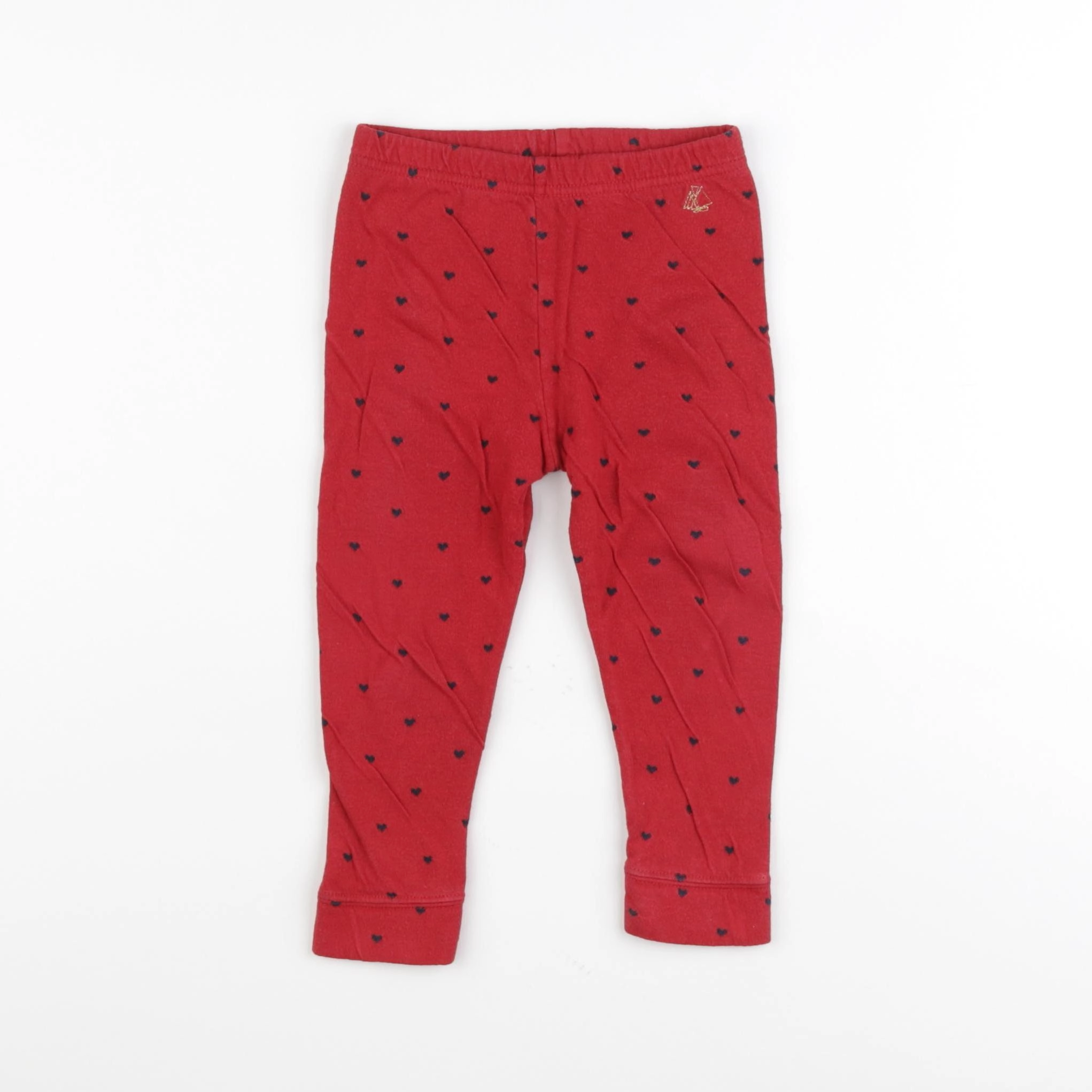 Petit Bateau - jogging rouge - 18 mois