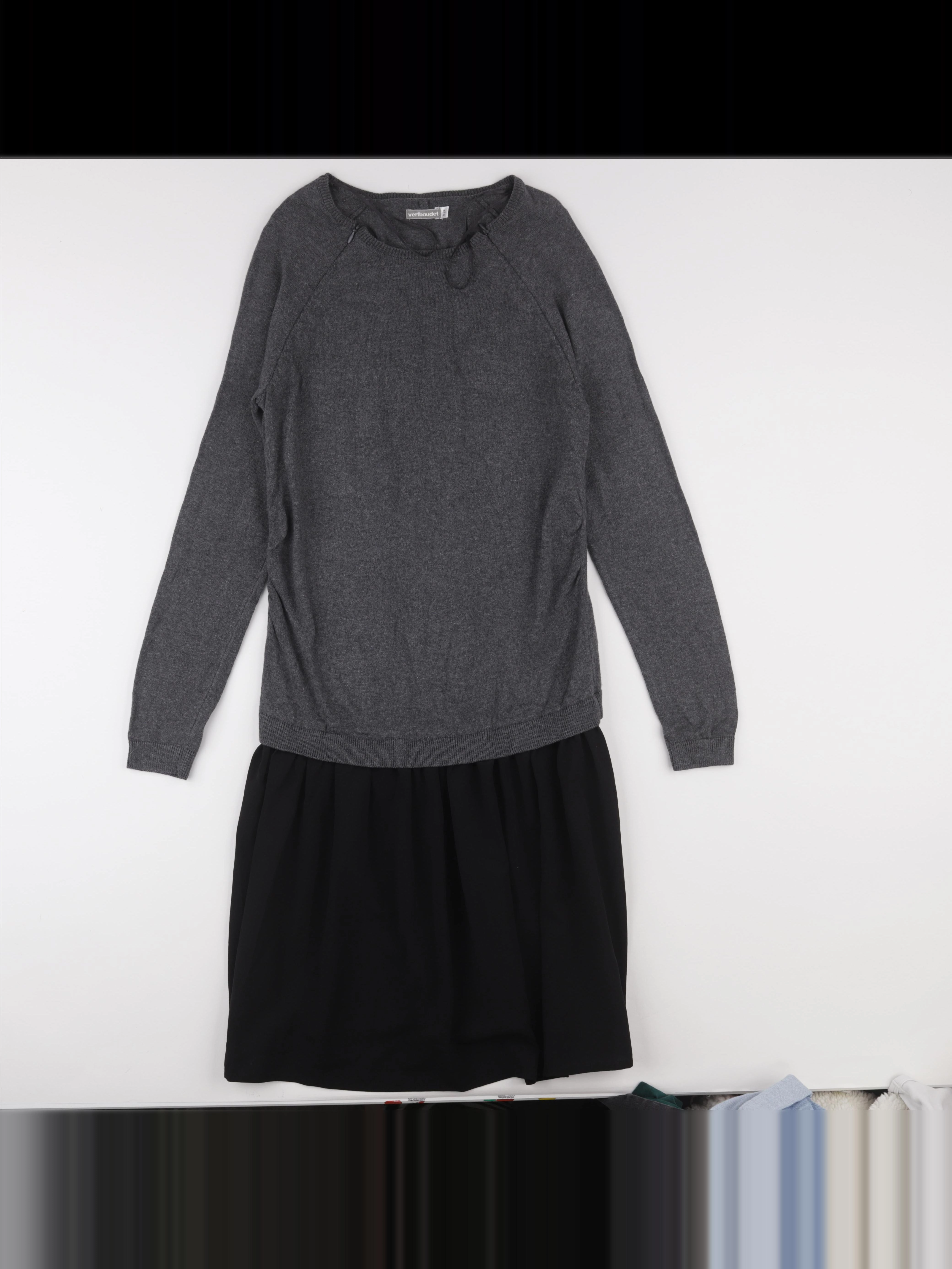 Vertbaudet - robe grossesse, allaitement gris - 38 à 40