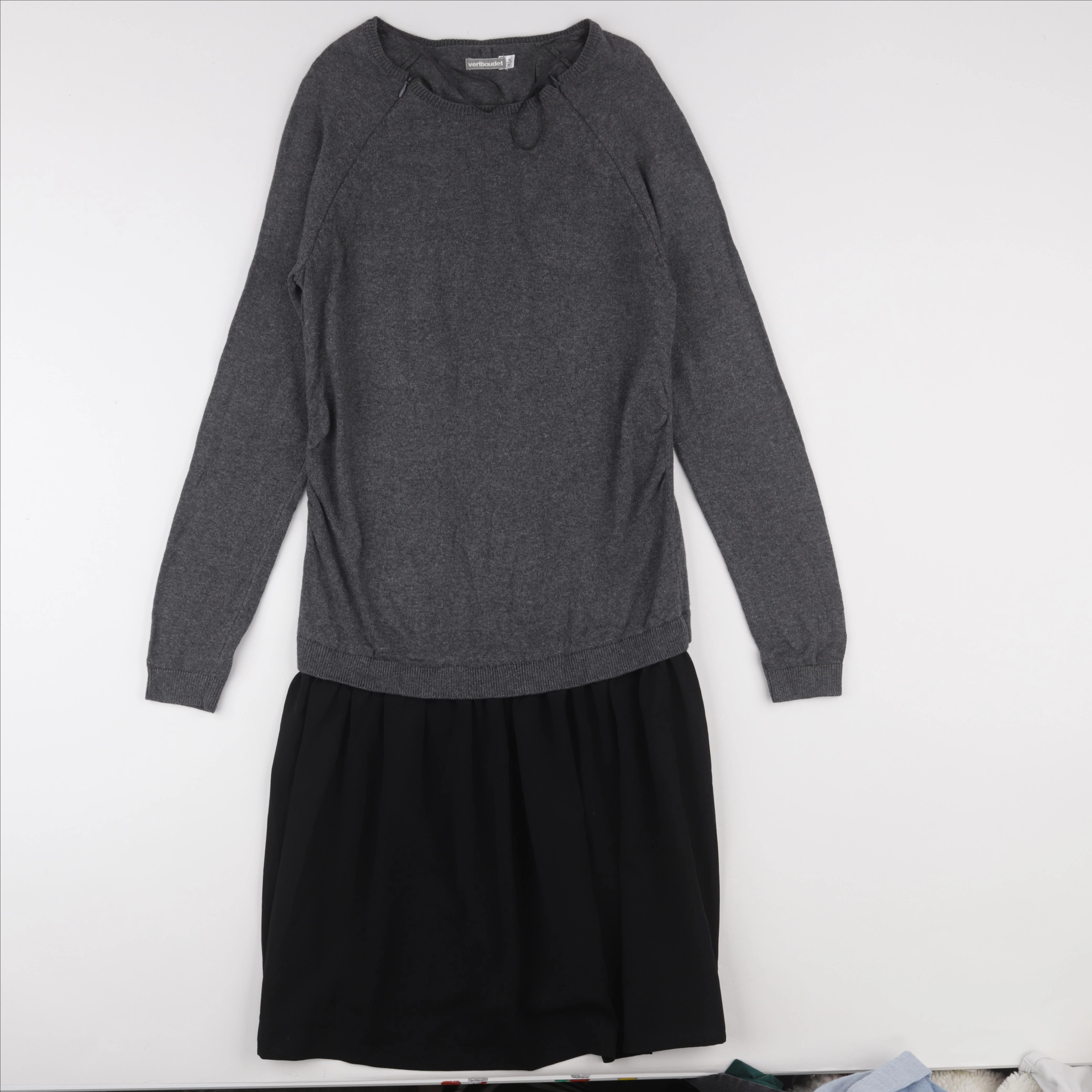 Vertbaudet - robe grossesse, allaitement gris - 38 à 40