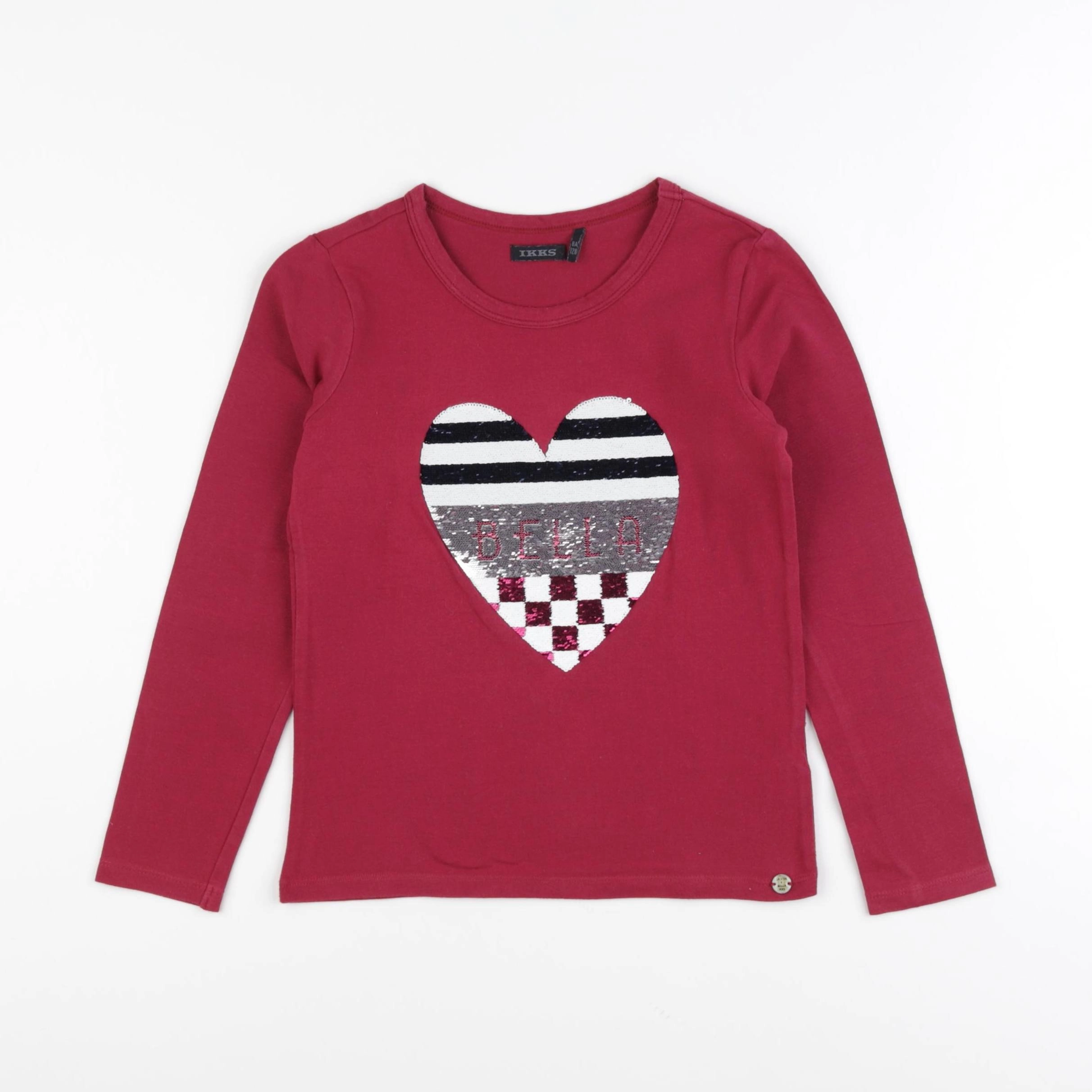 IKKS - tee-shirt rouge - 8 ans