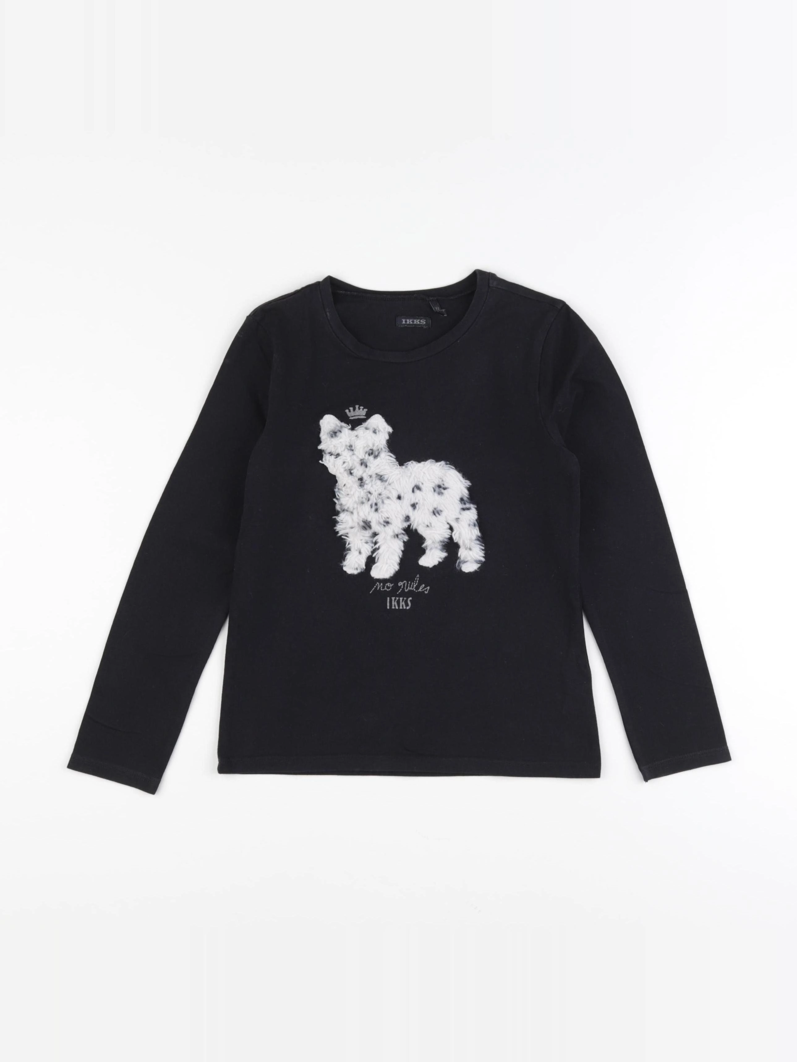 IKKS - tee-shirt noir - 8 ans