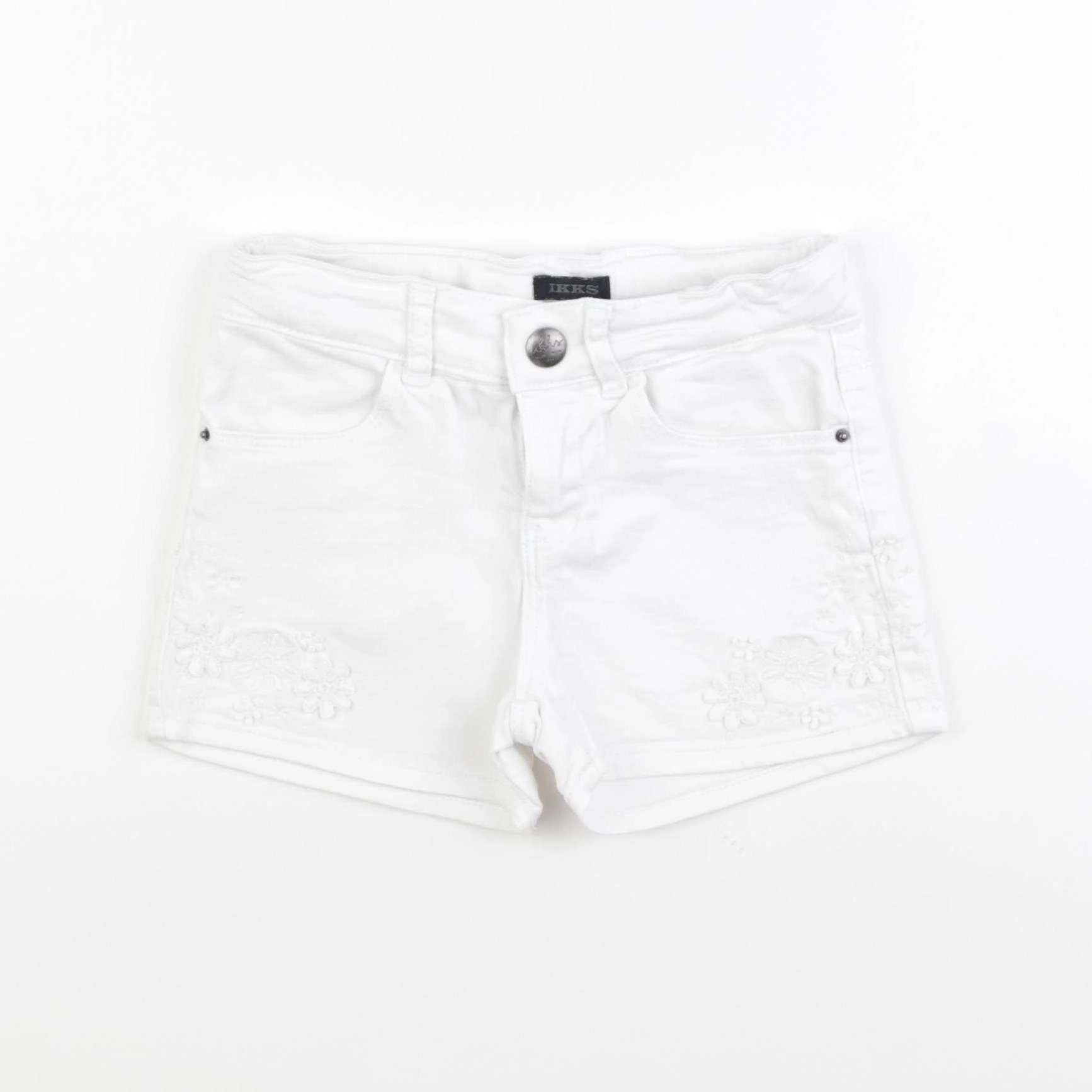 IKKS - short blanc - 6 ans