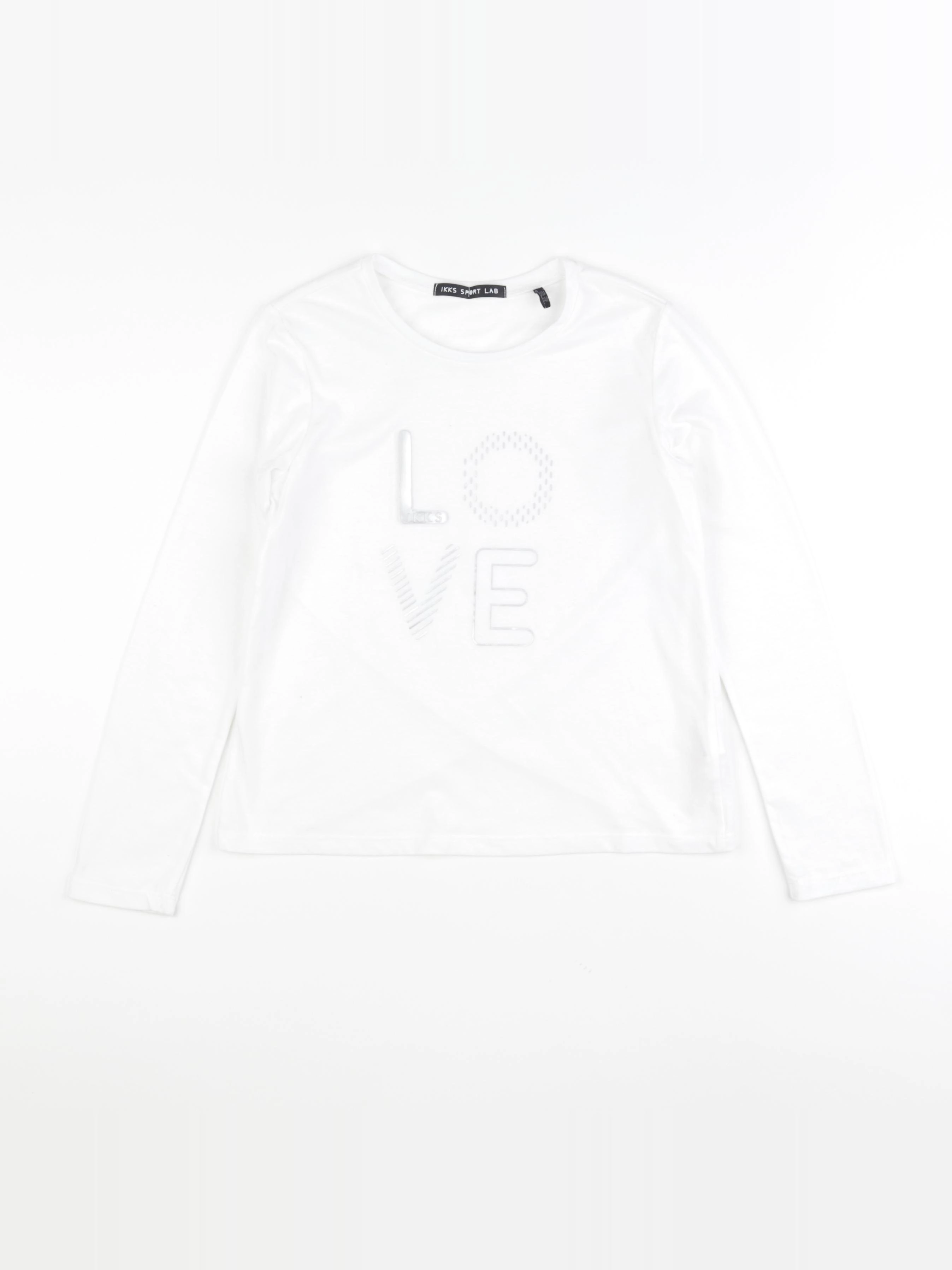 IKKS - tee-shirt blanc - 10 ans