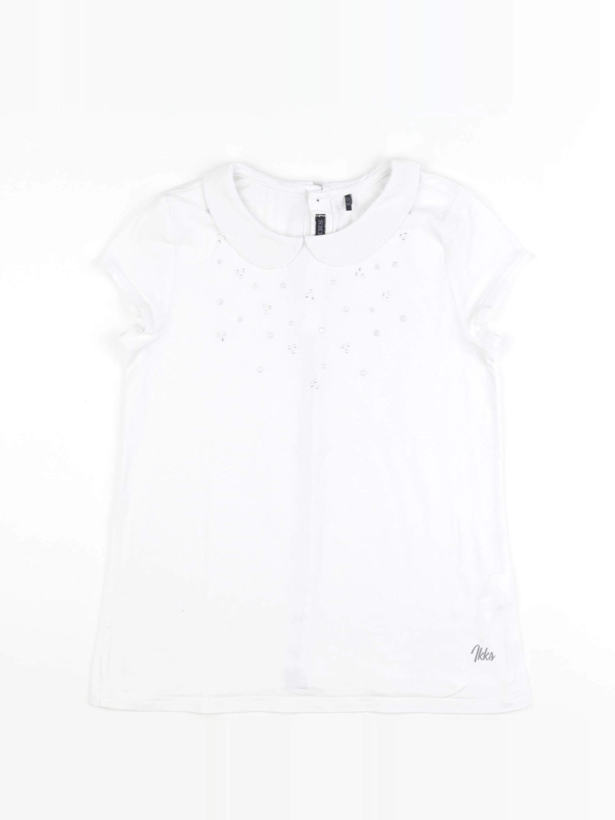 IKKS - tee-shirt blanc - 10 ans