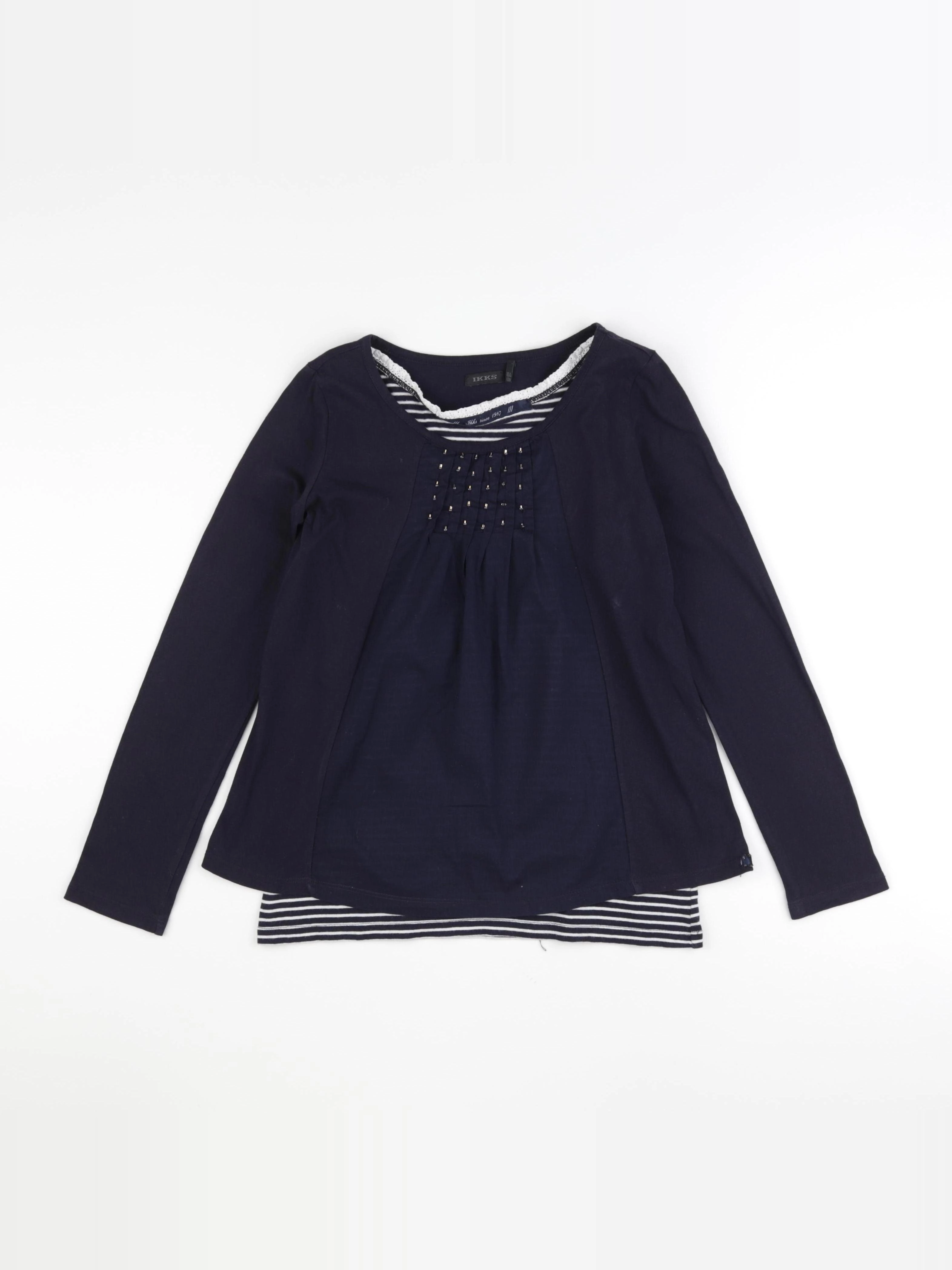 IKKS - tee-shirt bleu - 10 ans
