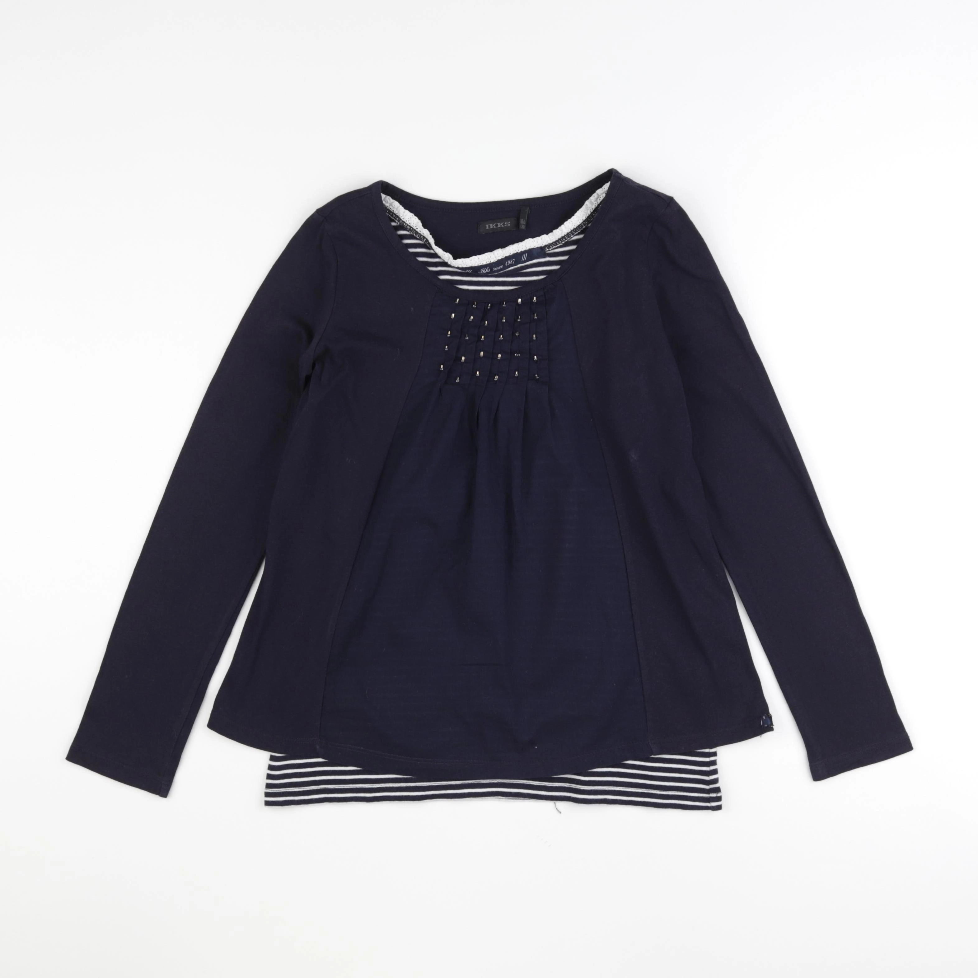 IKKS - tee-shirt bleu - 10 ans
