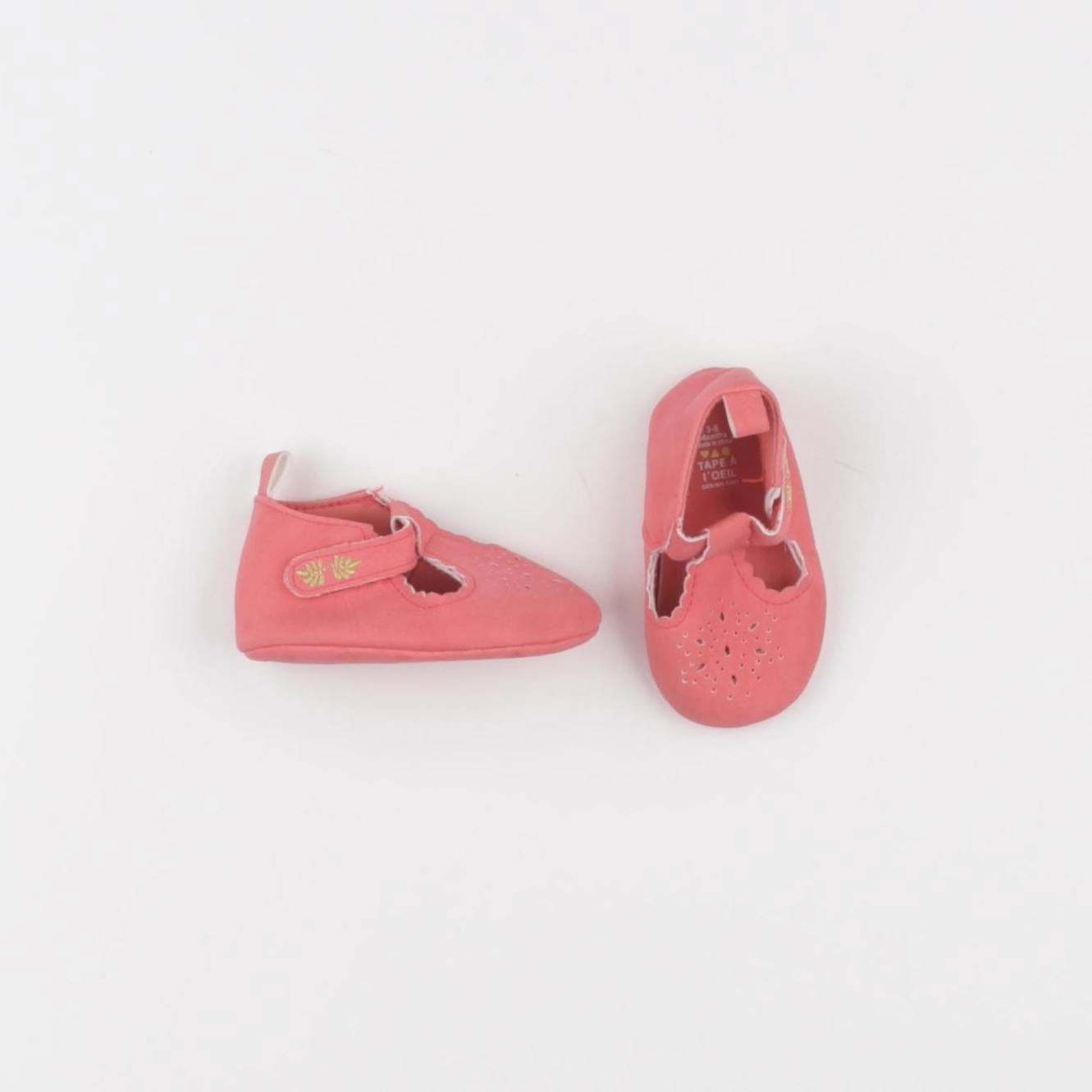 Tape à l'oeil - chaussons rose - pointure 17