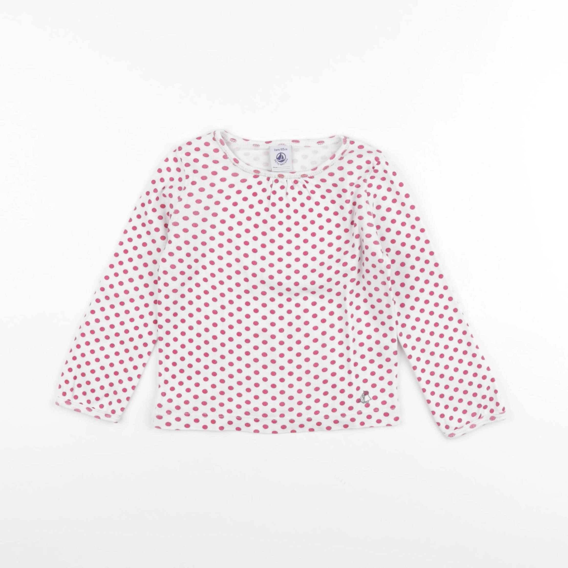 Petit Bateau - maillot de corps rose - 3 ans