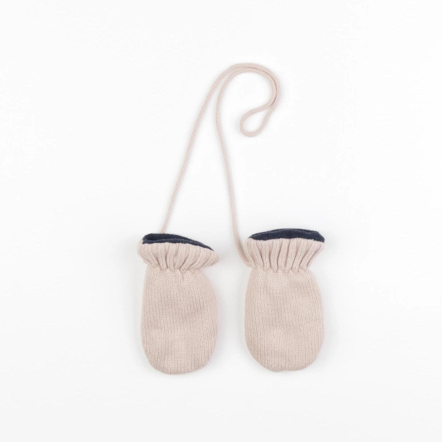 Petit Bateau - moufles beige - 12/24 mois