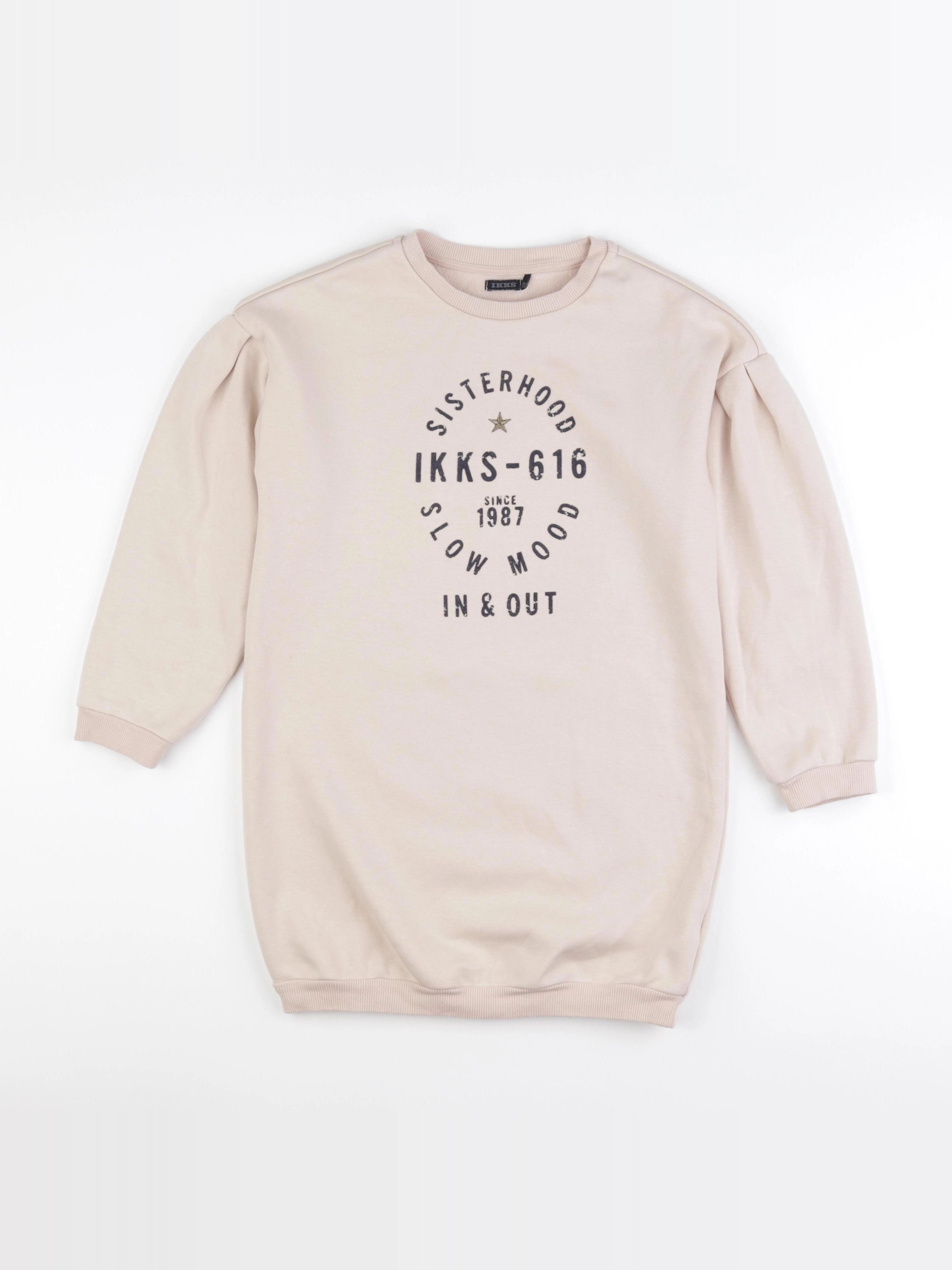 IKKS - robe rose - 10 ans
