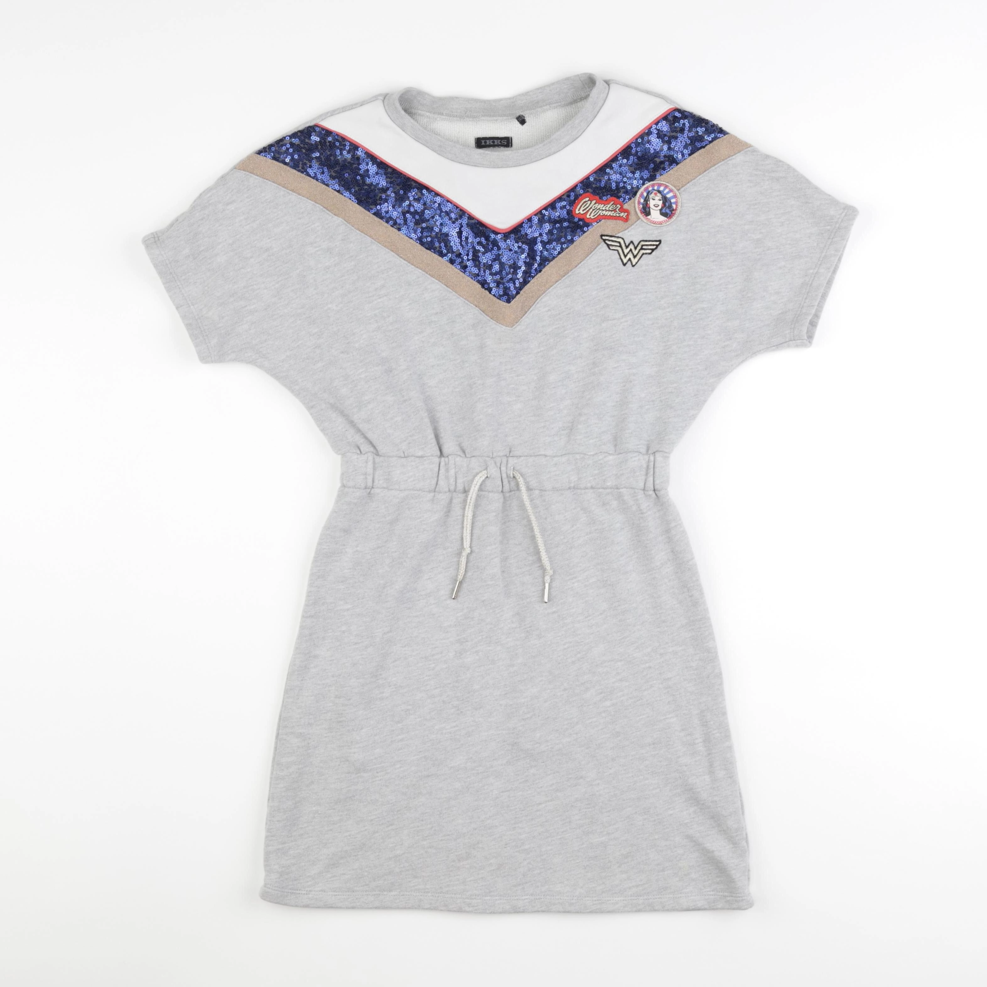 IKKS - robe gris - 10 ans