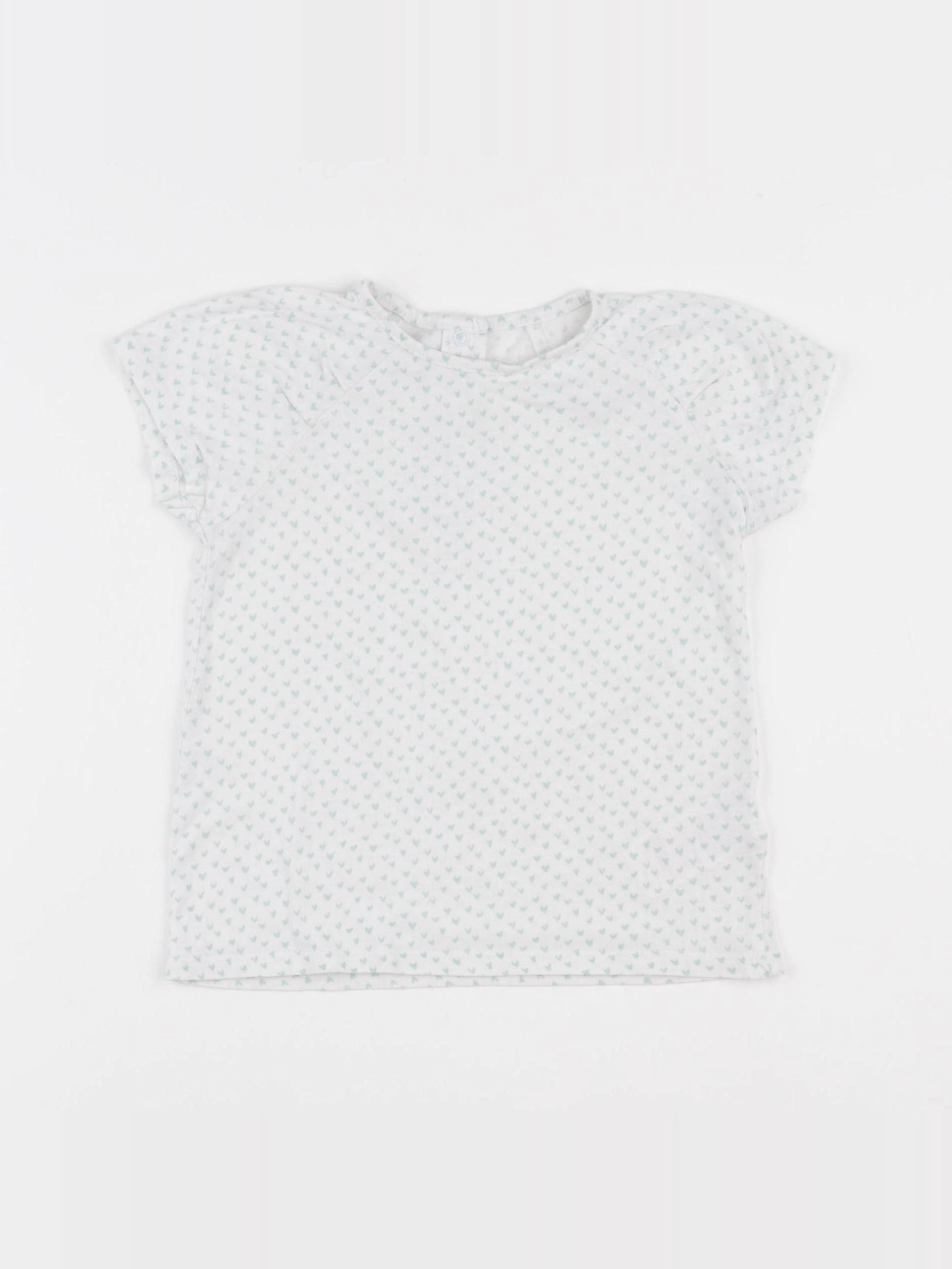 Vertbaudet - tee-shirt blanc - 2 ans