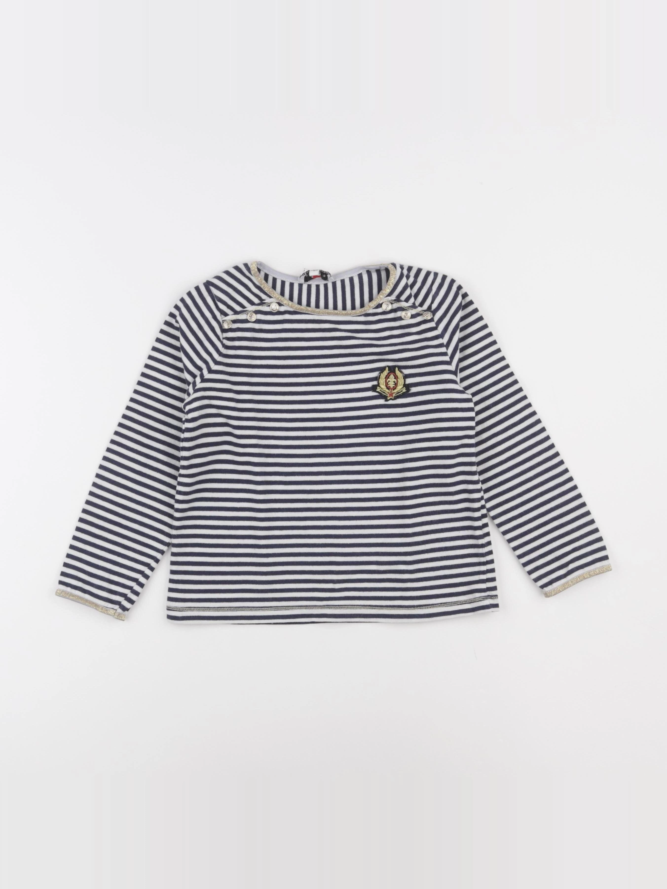 Cyrillus - tee-shirt bleu - 6 ans
