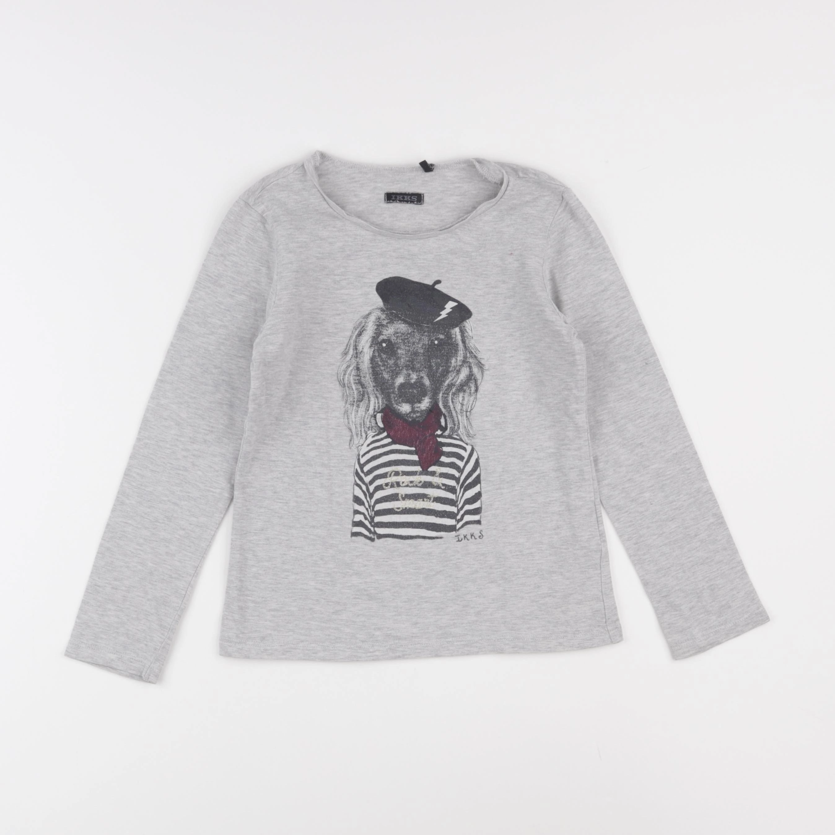 IKKS - tee-shirt gris - 6 ans