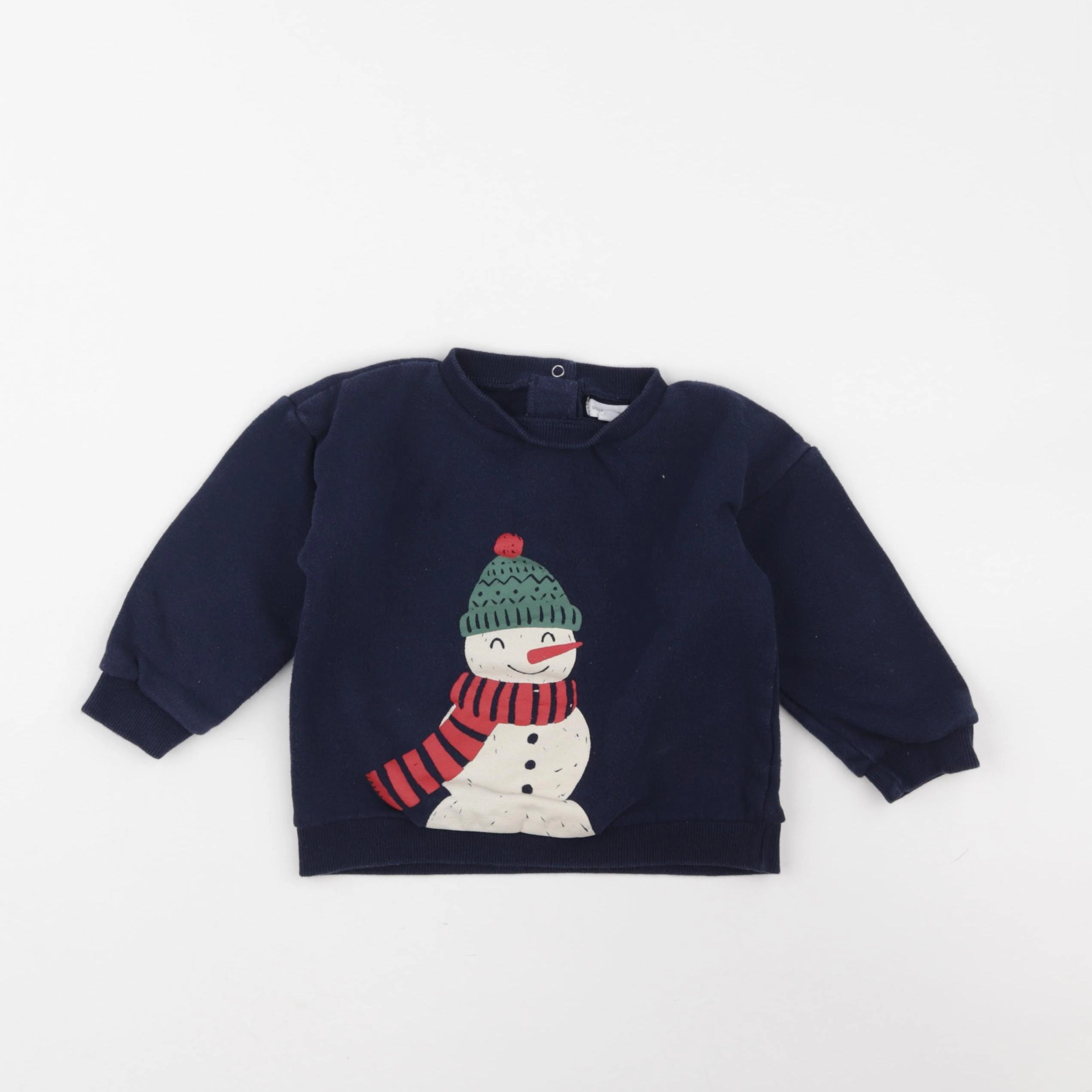 Vertbaudet - sweat bleu - 24 mois