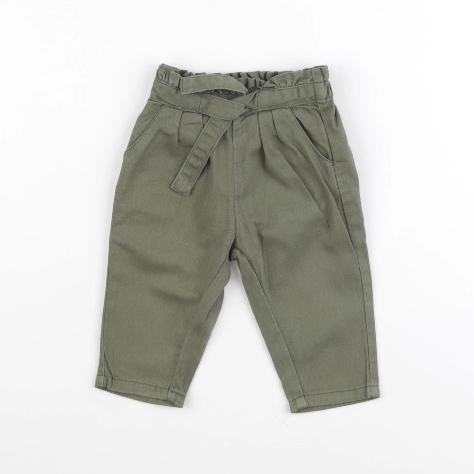 Vertbaudet - pantalon vert - 3 mois