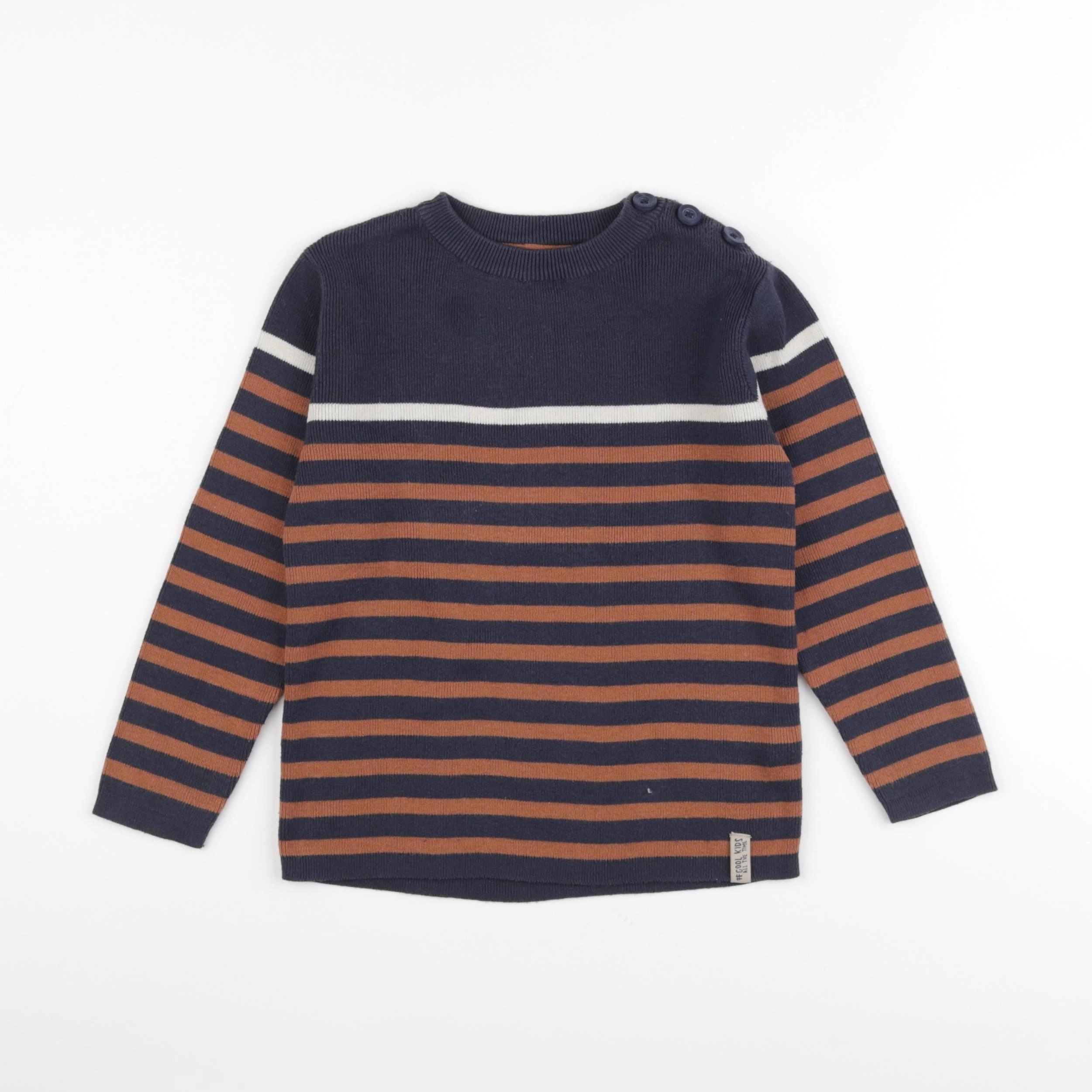 Vertbaudet - pull multicolore - 5 ans