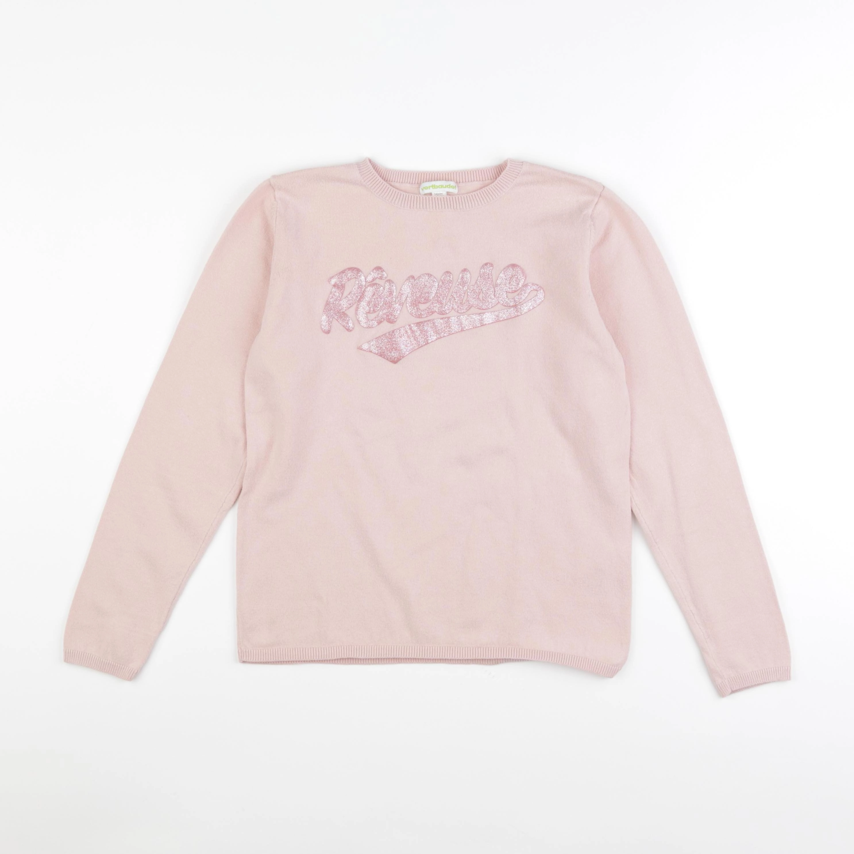 Vertbaudet - pull rose - 10 ans