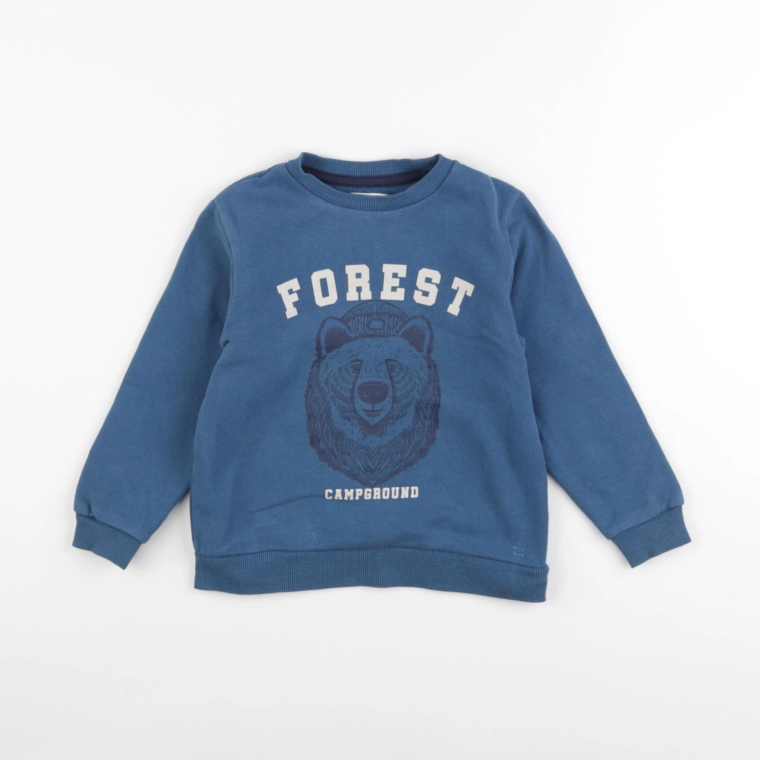 Vertbaudet - sweat bleu - 5 ans