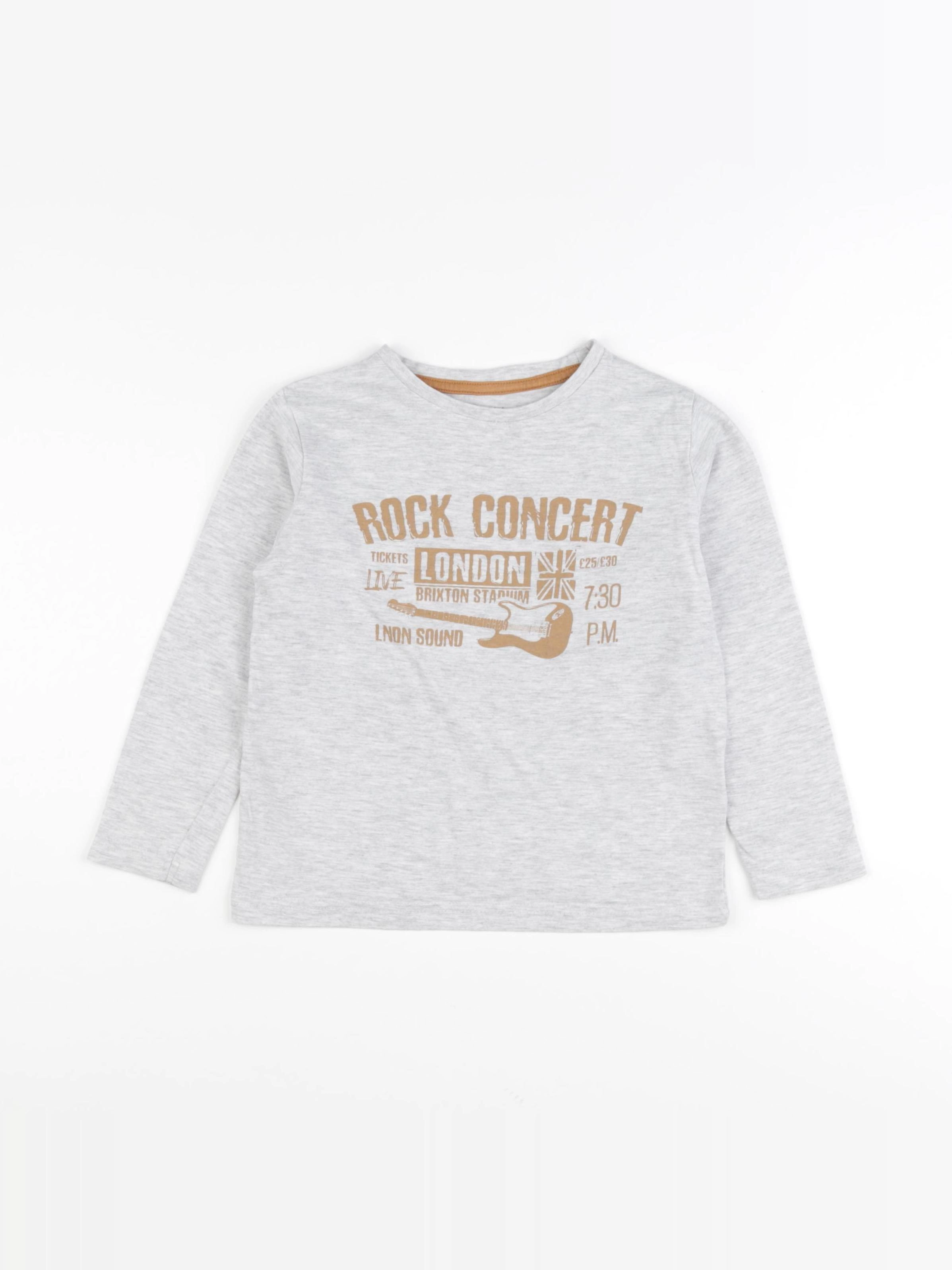 Vertbaudet - tee-shirt gris - 5 ans