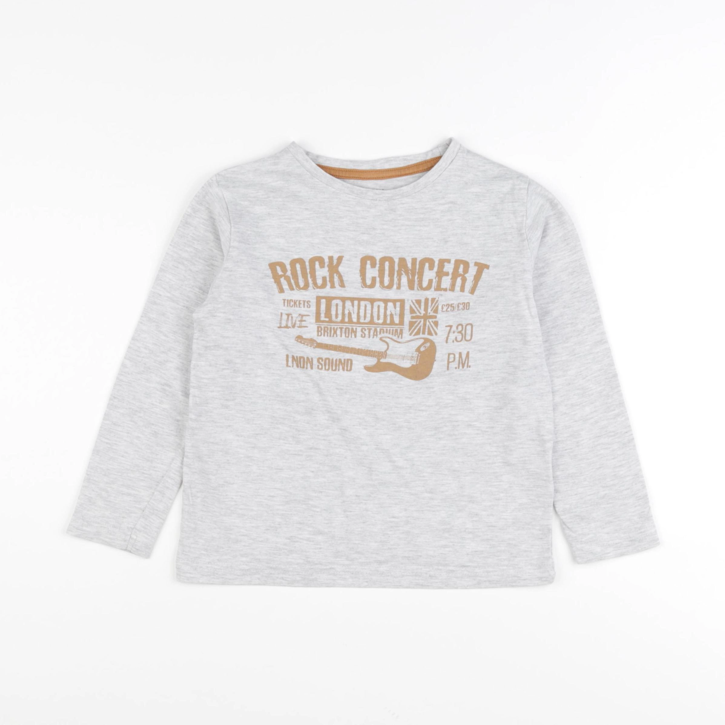 Vertbaudet - tee-shirt gris - 5 ans