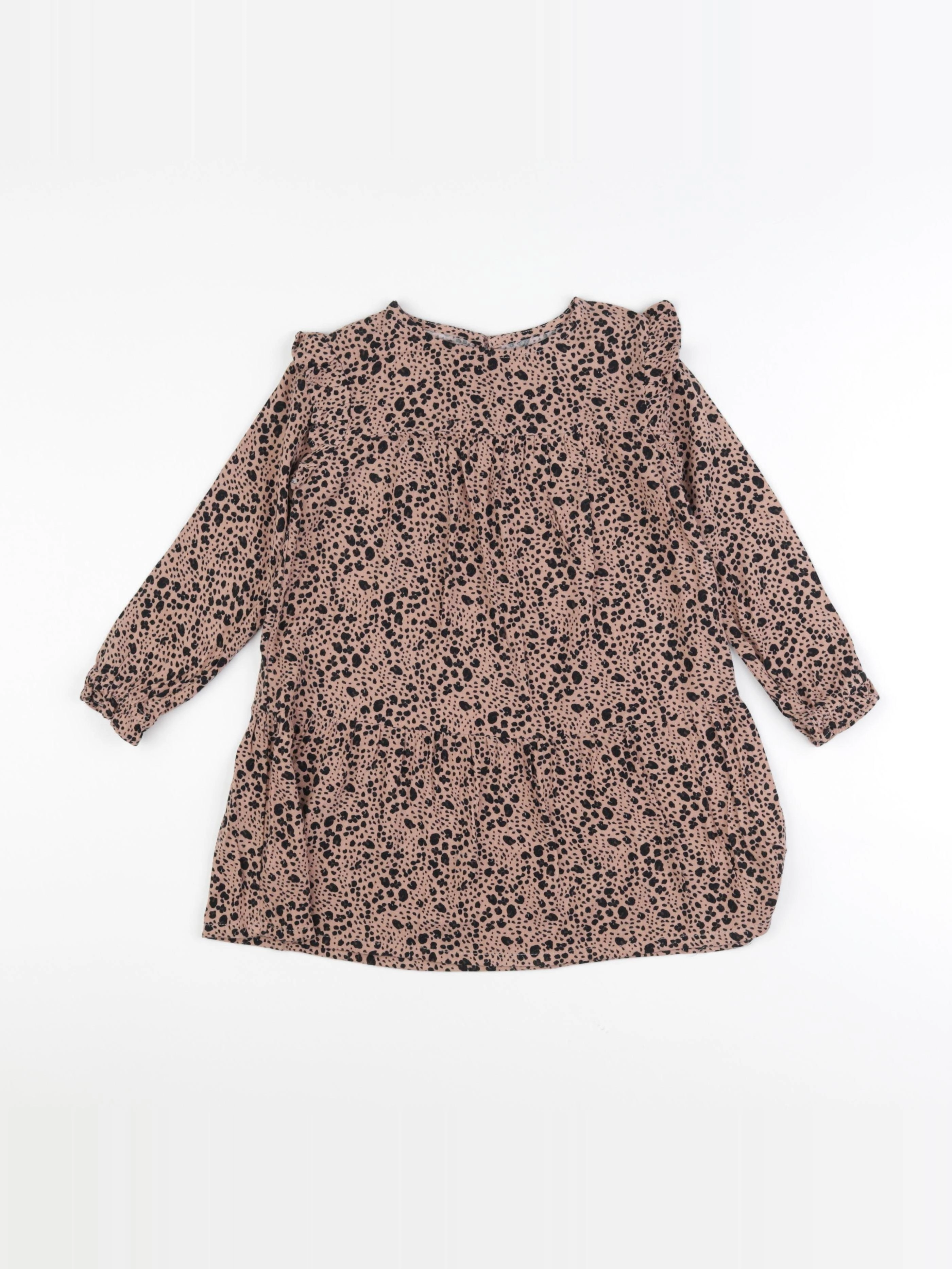 Vertbaudet - robe marron - 4 ans