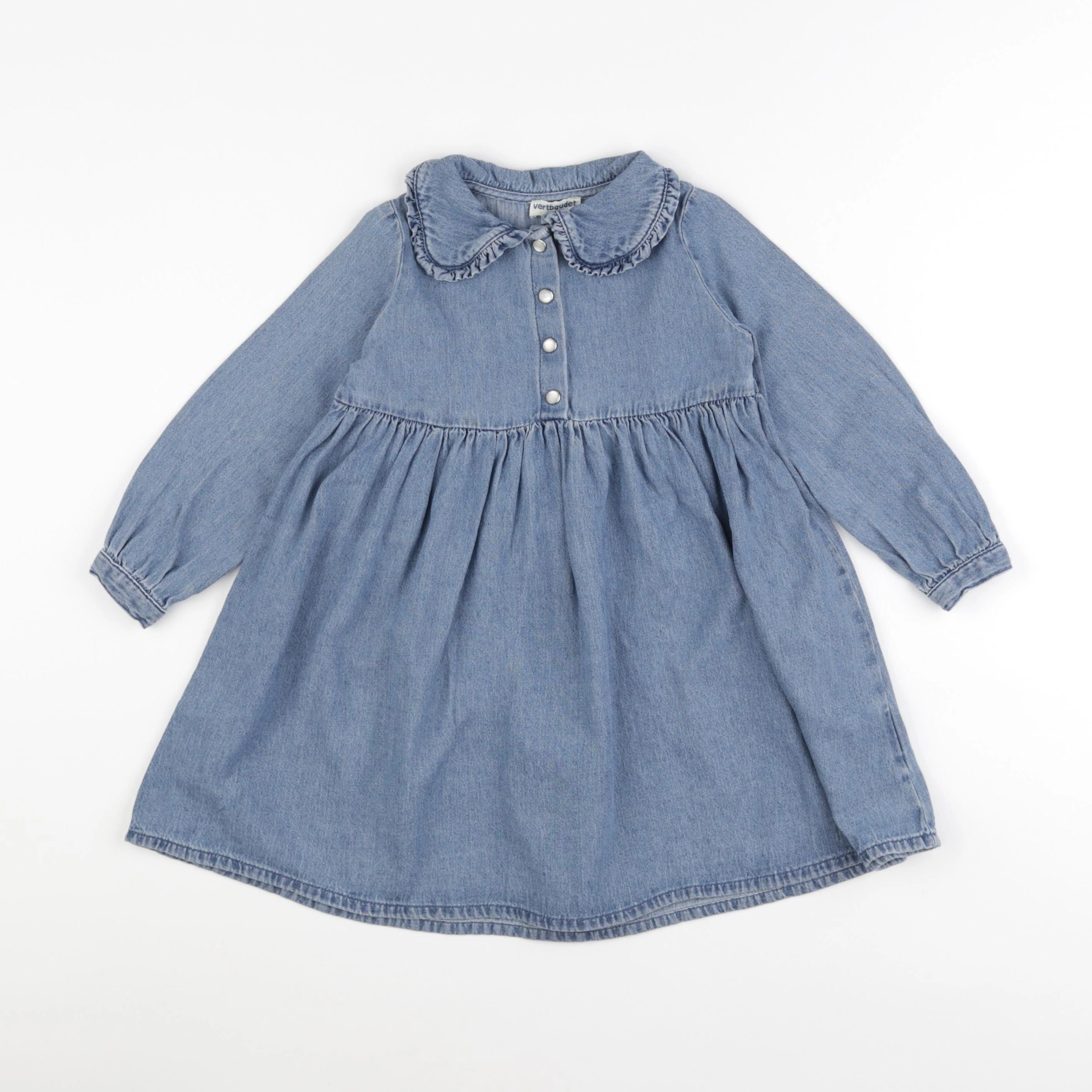 Vertbaudet - robe bleu - 4 ans