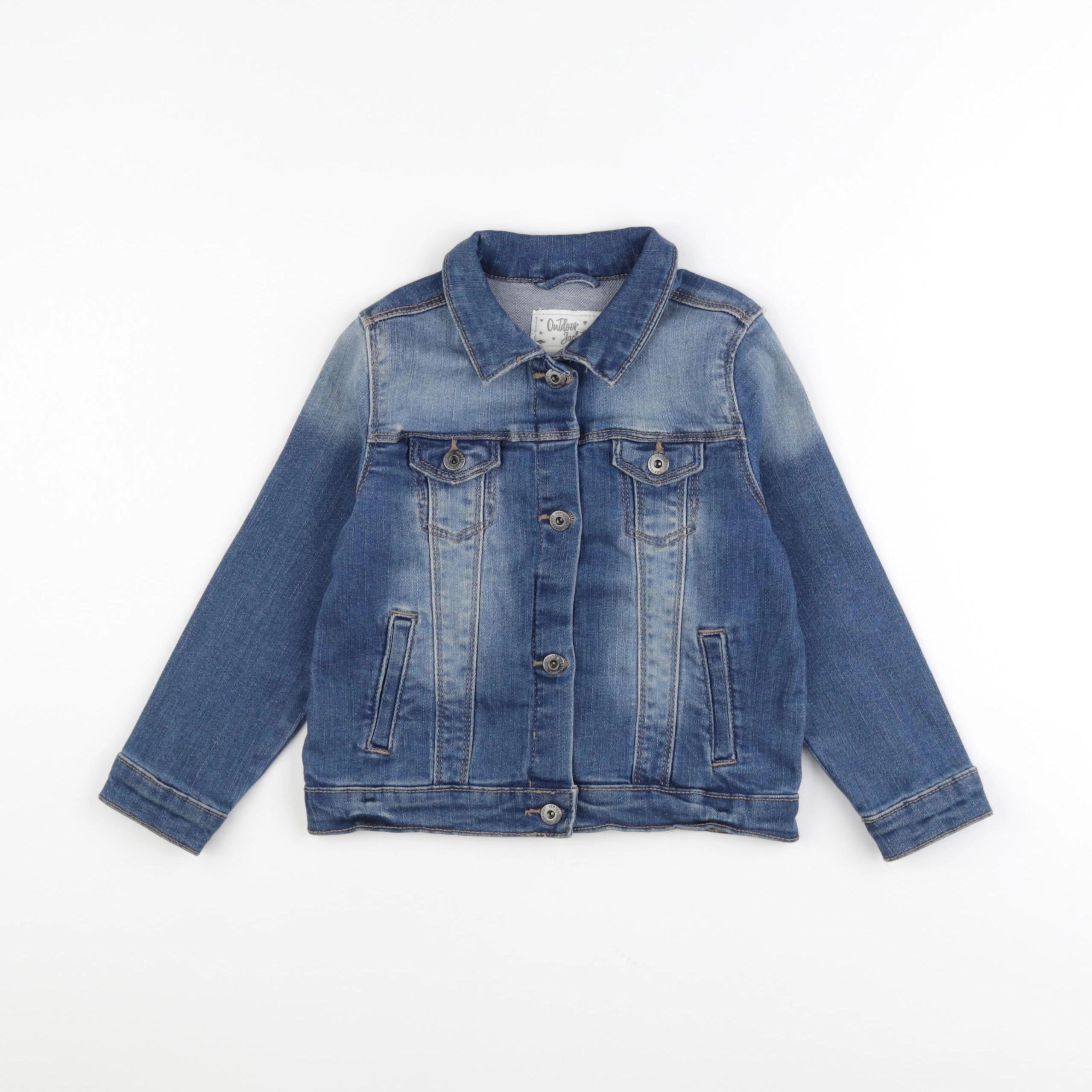 Vertbaudet - veste bleu - 4 ans