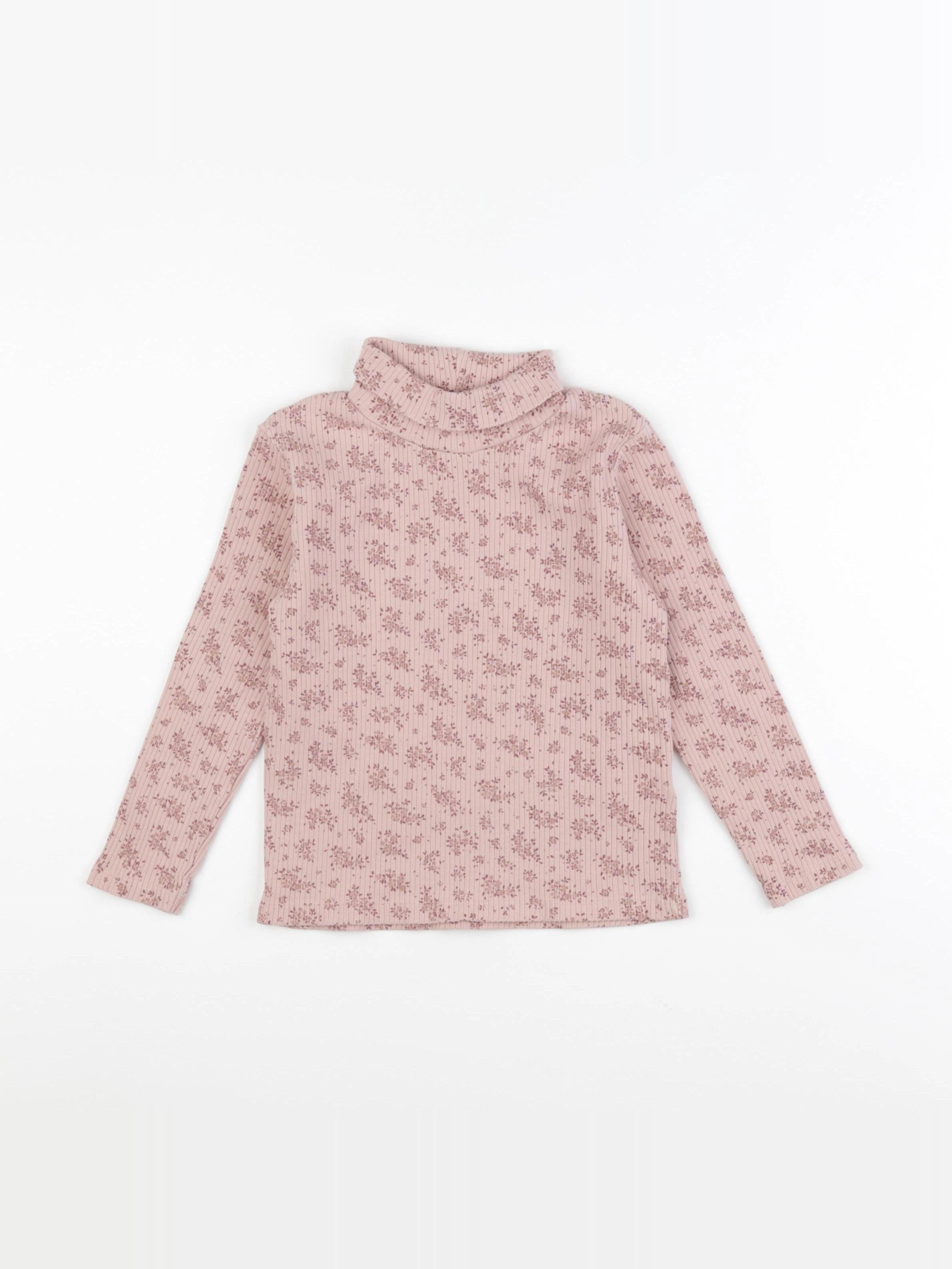 Vertbaudet - sous-pull rose - 5 ans