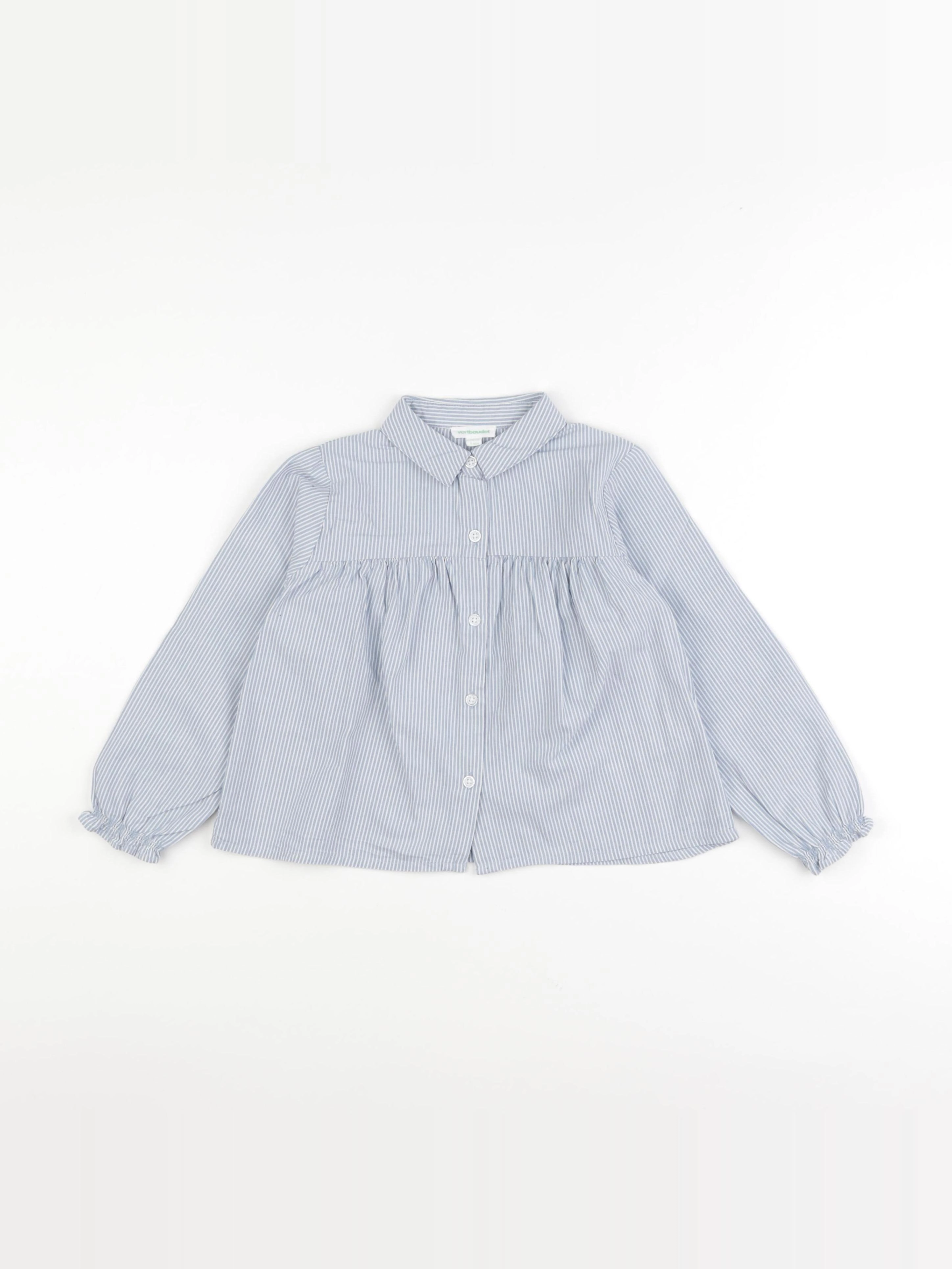 Vertbaudet - chemise bleu - 5 ans