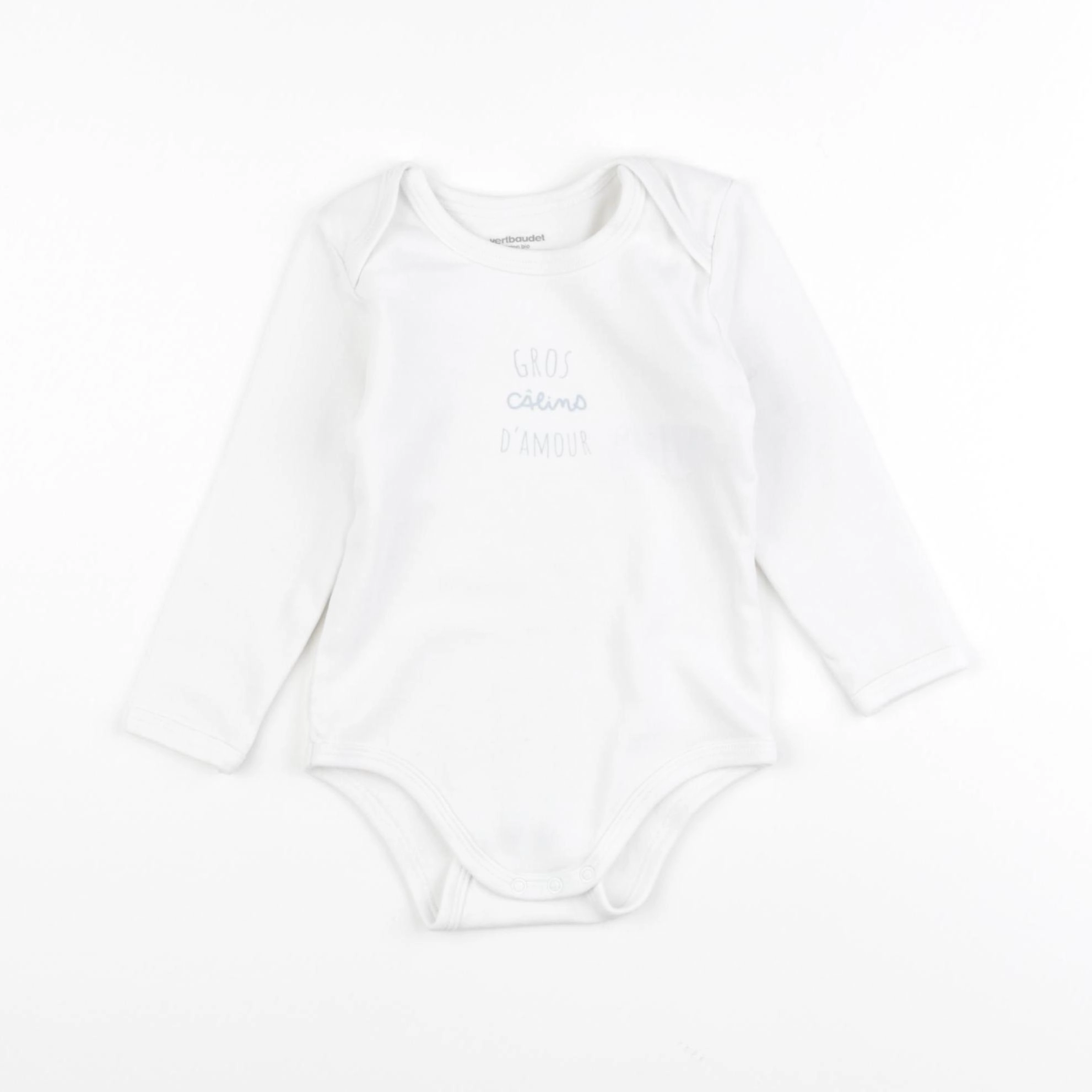 Vertbaudet - body blanc - 24 mois