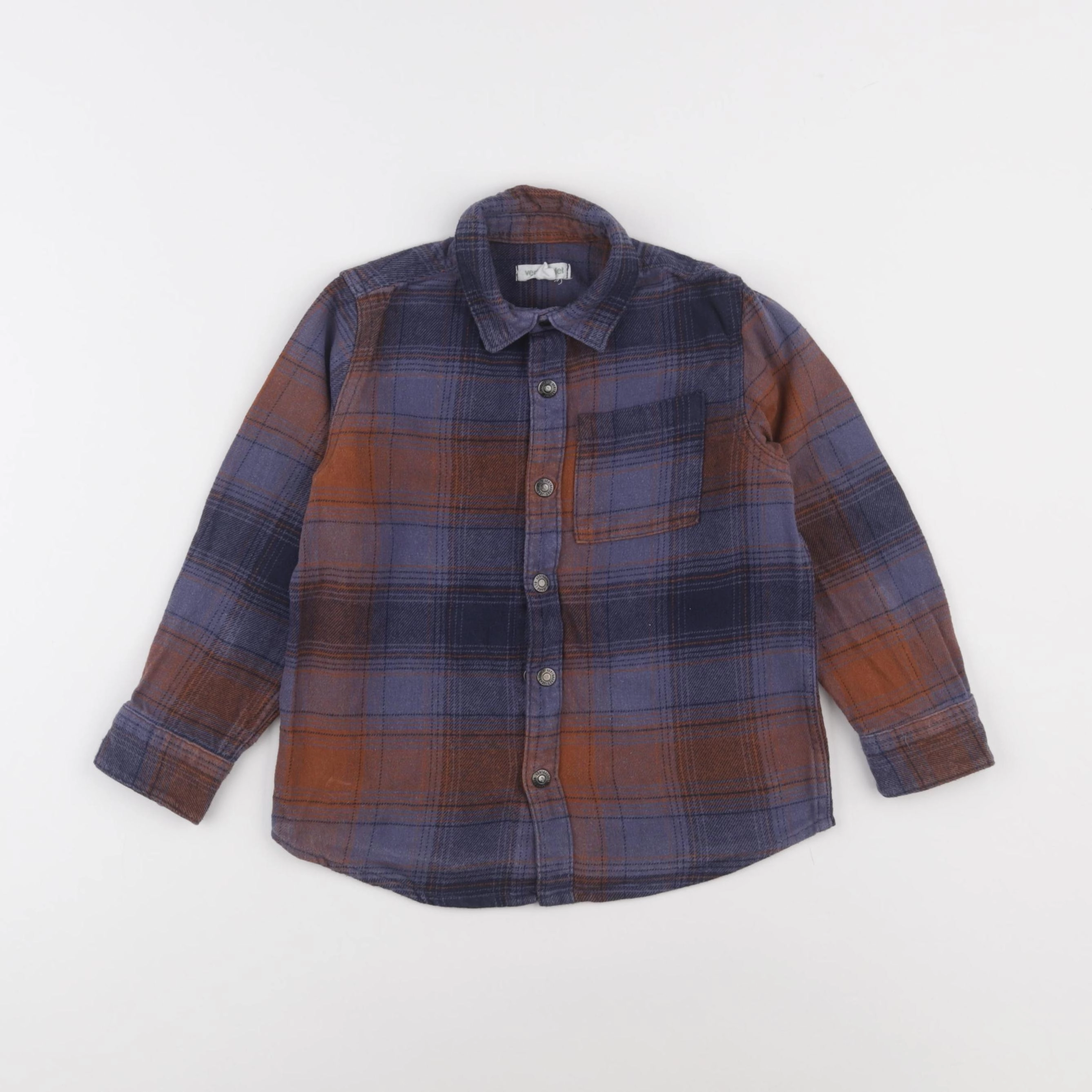 Vertbaudet - chemise multicolore - 5 ans